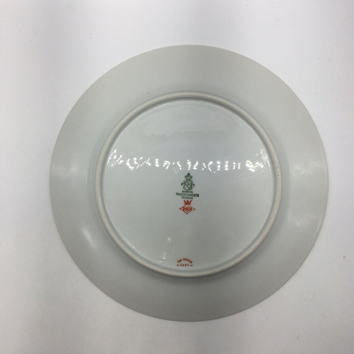 Vintage Dinnerware P.T. Bavaria Tirschenreuth Germany The Trellis 2267 Pink Rose