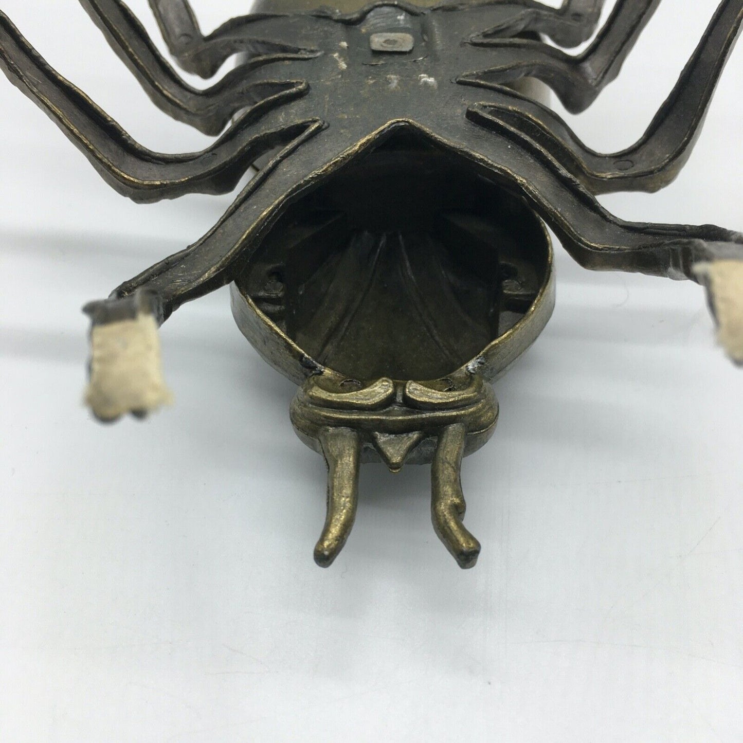 Mod Dep E Brev Brass 8 Leg Spider Vintage MCM Ashtray Italian Lidded Arachnid