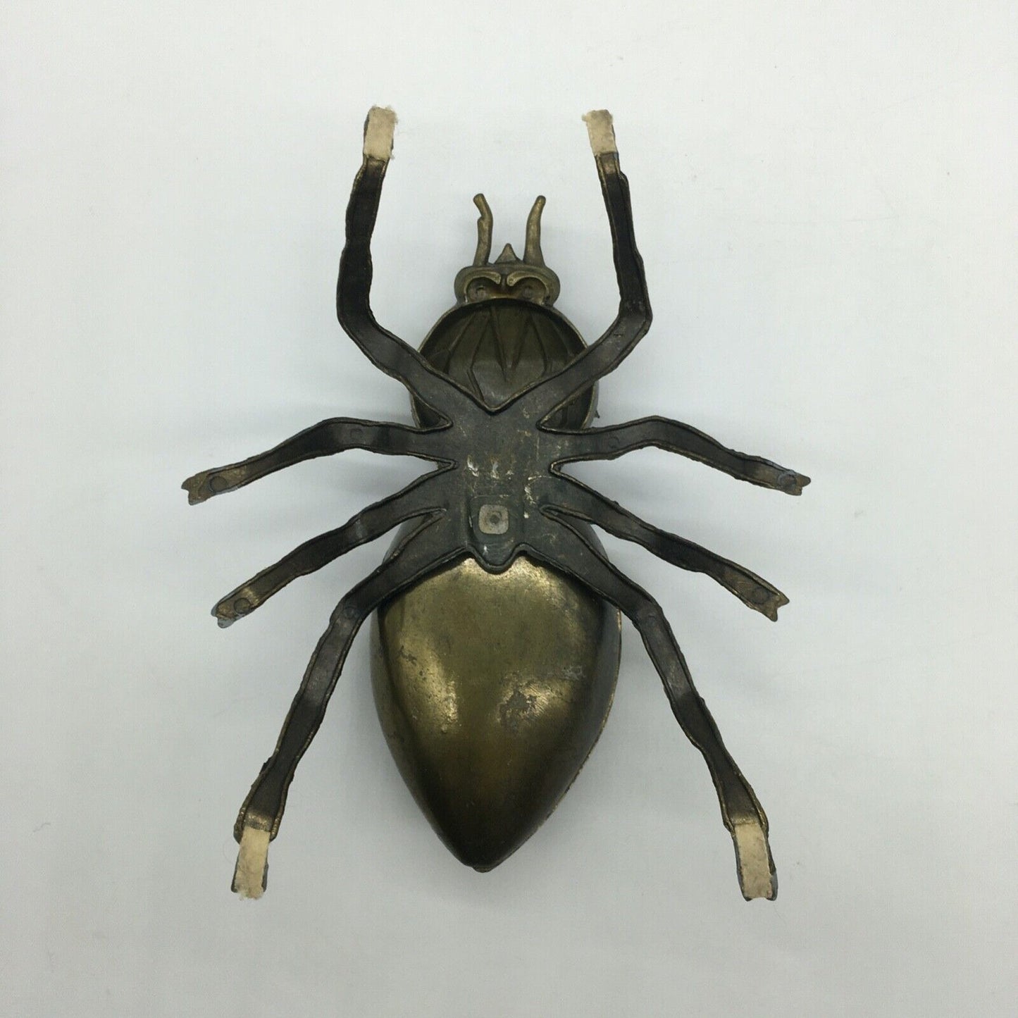 Mod Dep E Brev Brass 8 Leg Spider Vintage MCM Ashtray Italian Lidded Arachnid