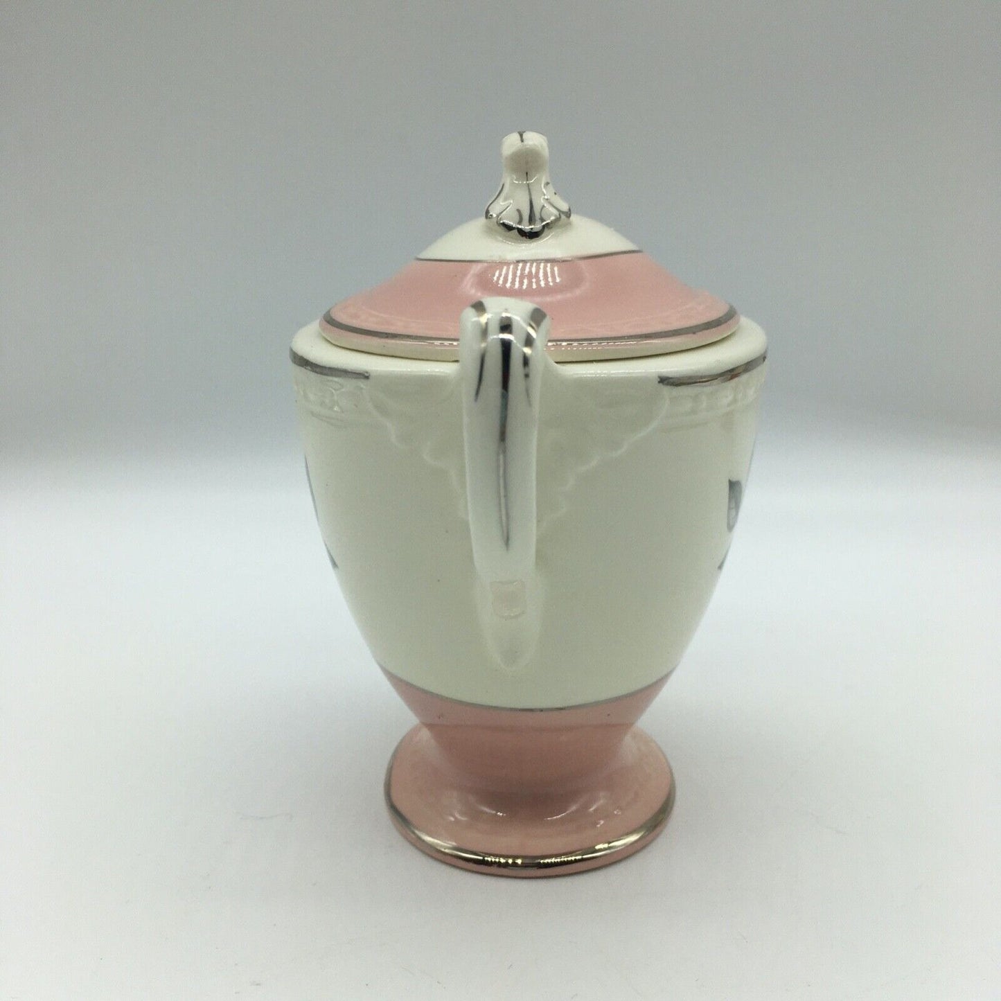 Cunningham & Pickett Inc Berry Bowls with Cream & Lidded Sugar Norway Rose Ohio