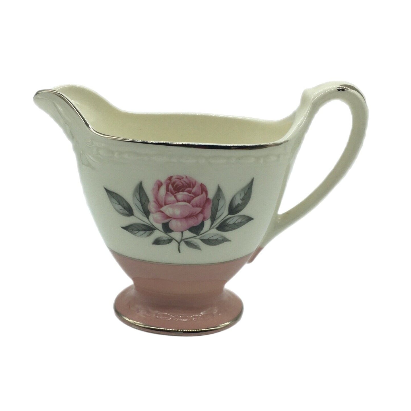 Cunningham & Pickett Inc Berry Bowls with Cream & Lidded Sugar Norway Rose Ohio