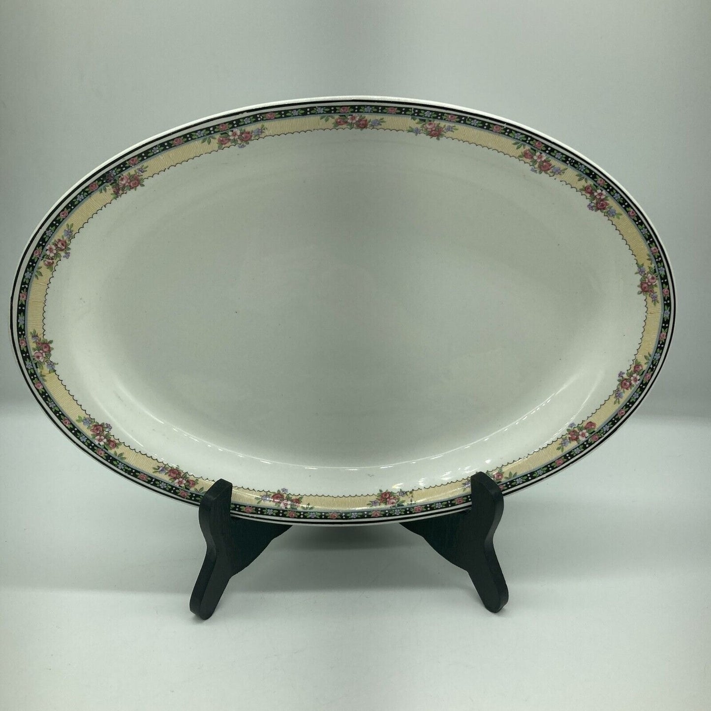 Antique Homer Laughlin L5N USA Serving Dish & Two Serving Platters 1925