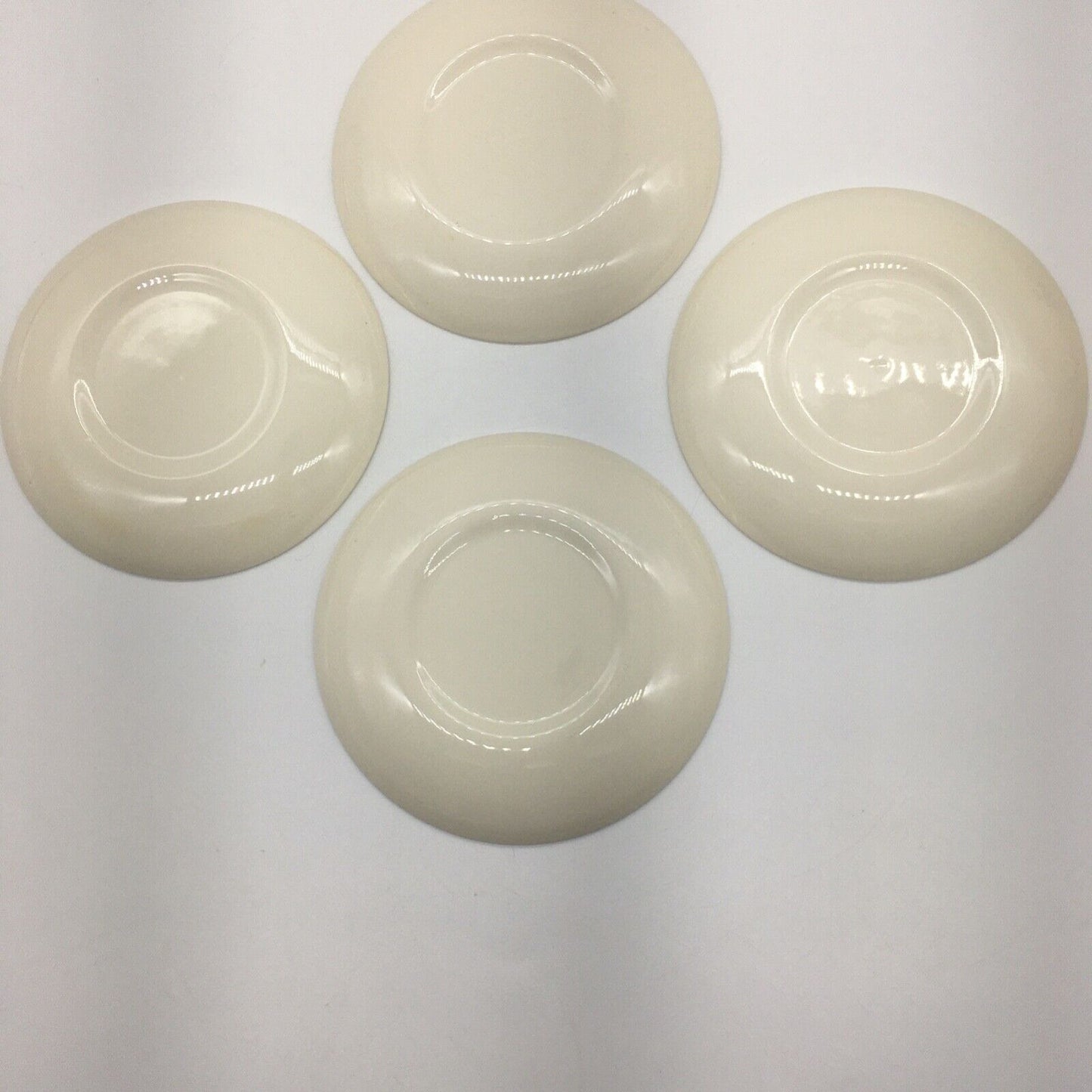 Taylor Smith Taylor Lemon Blossom Cup & Saucer Set of 4 Sage Green Interior VTG