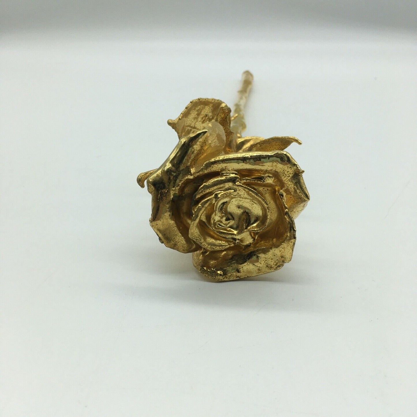 Real American Rose 24K gold dipped in Original Box Forever Keepsake USA Vintage