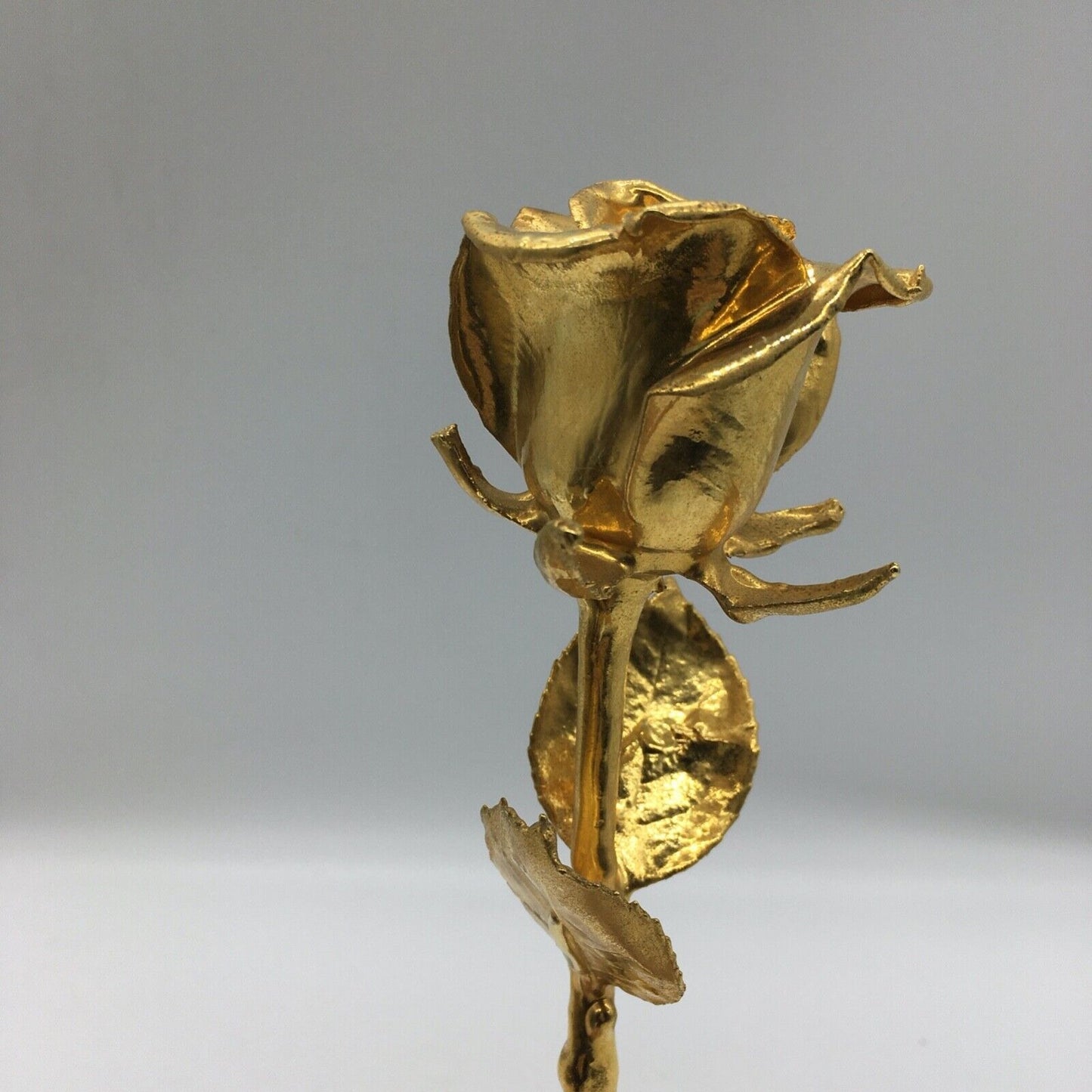 Real American Rose 24K gold dipped in Original Box Forever Keepsake USA Vintage
