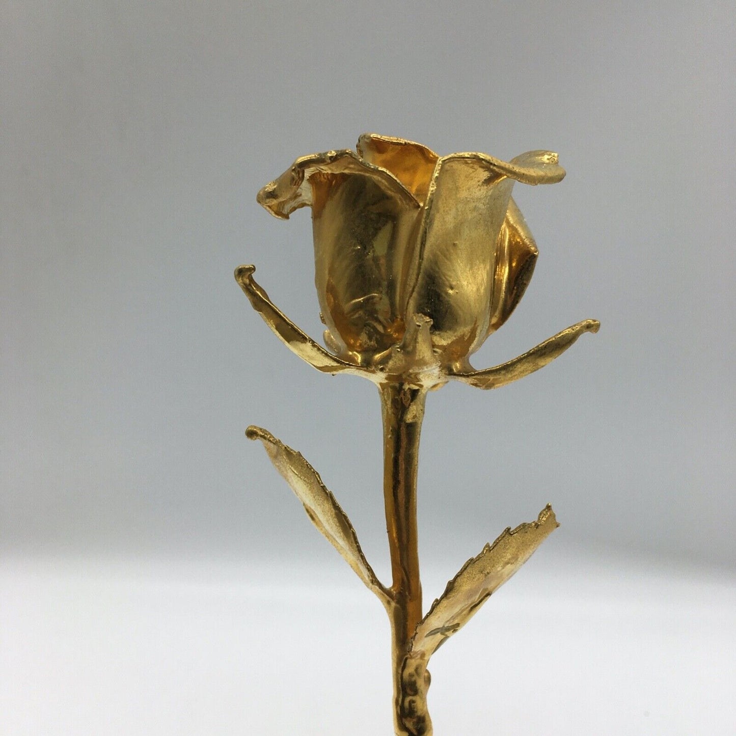 Real American Rose 24K gold dipped in Original Box Forever Keepsake USA Vintage