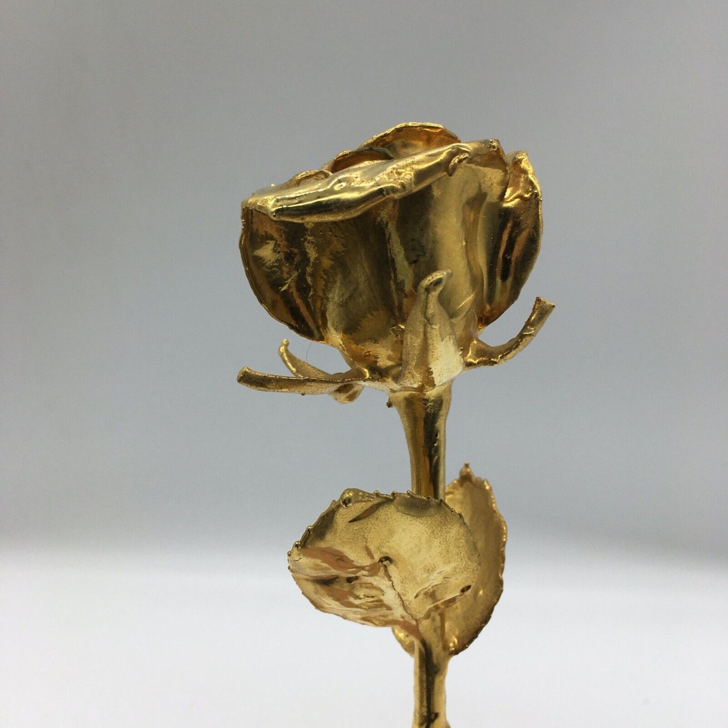 Real American Rose 24K gold dipped in Original Box Forever Keepsake USA Vintage