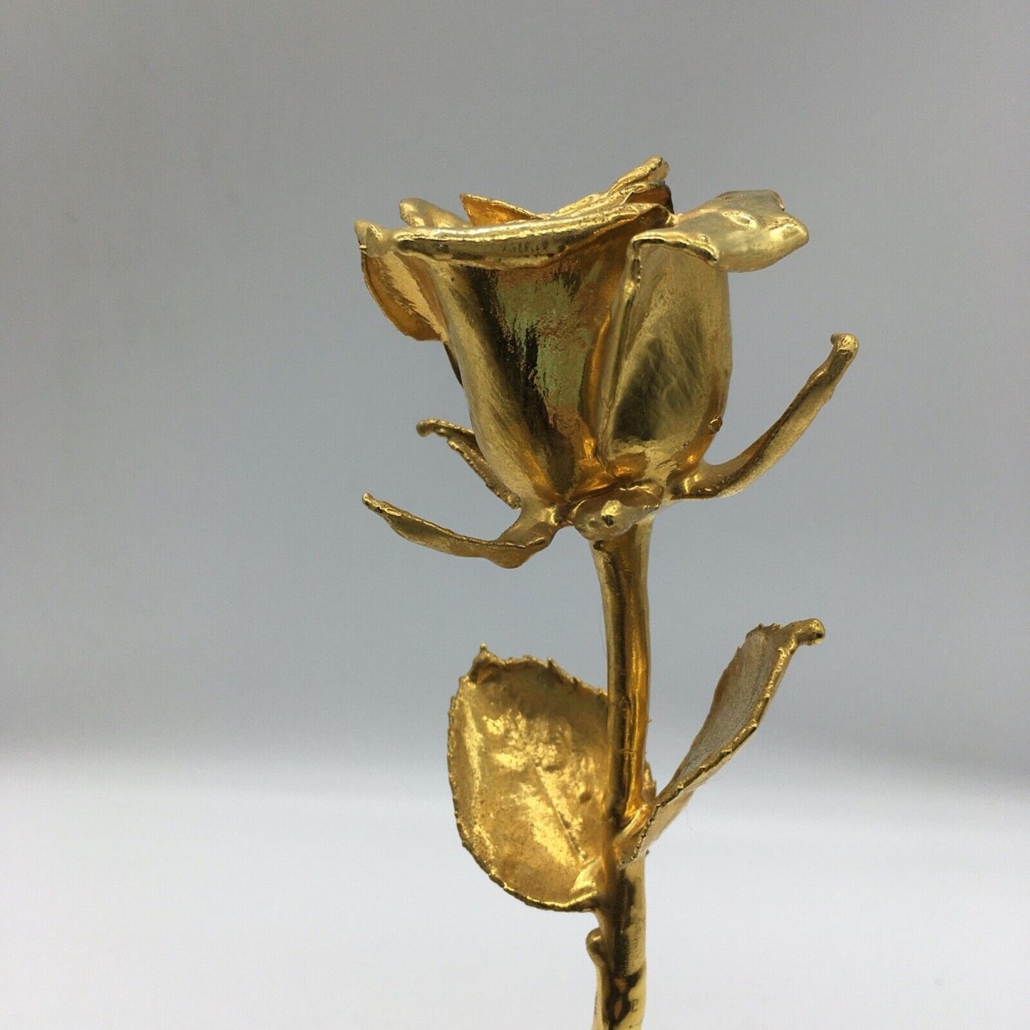 Real American Rose 24K gold dipped in Original Box Forever Keepsake USA Vintage