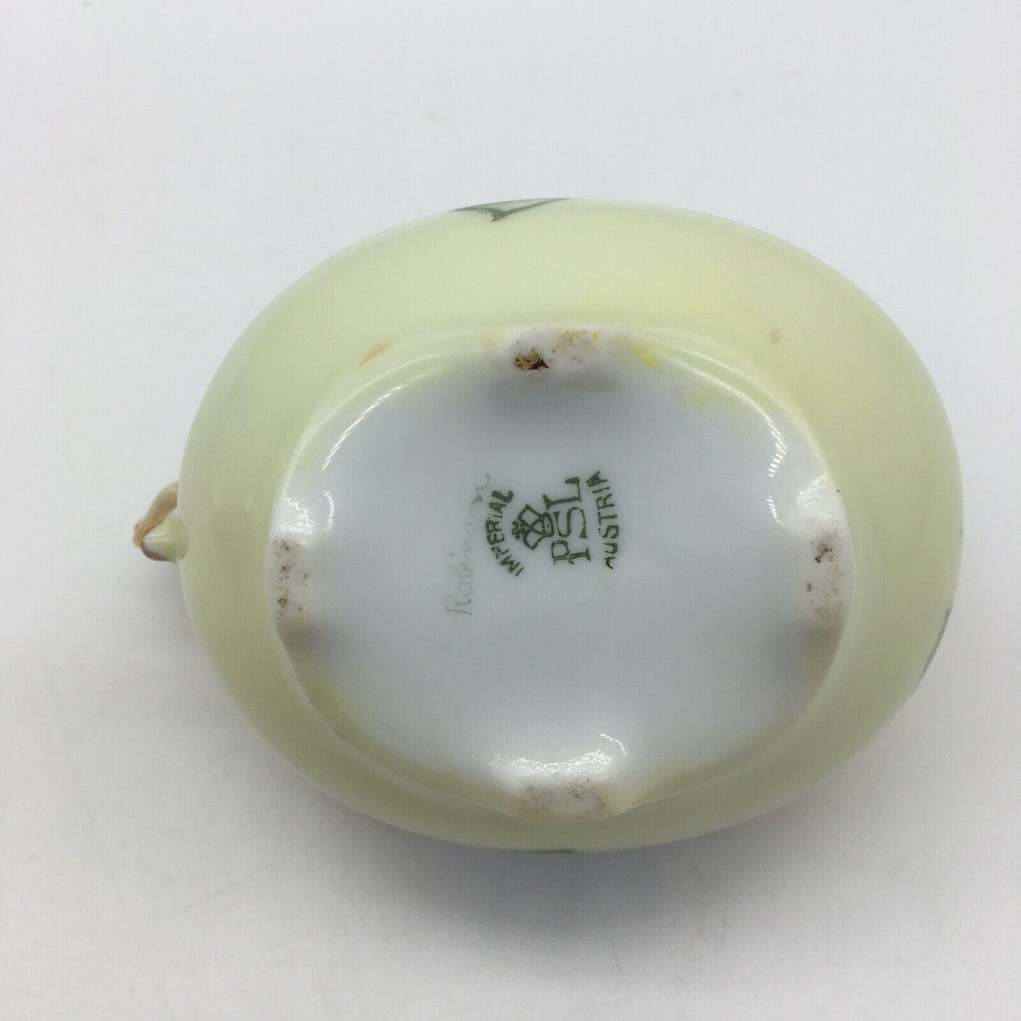Imperial PSL Austria Cream Sugar Set Hand Painted Floral Gold Trim Antique 1918
