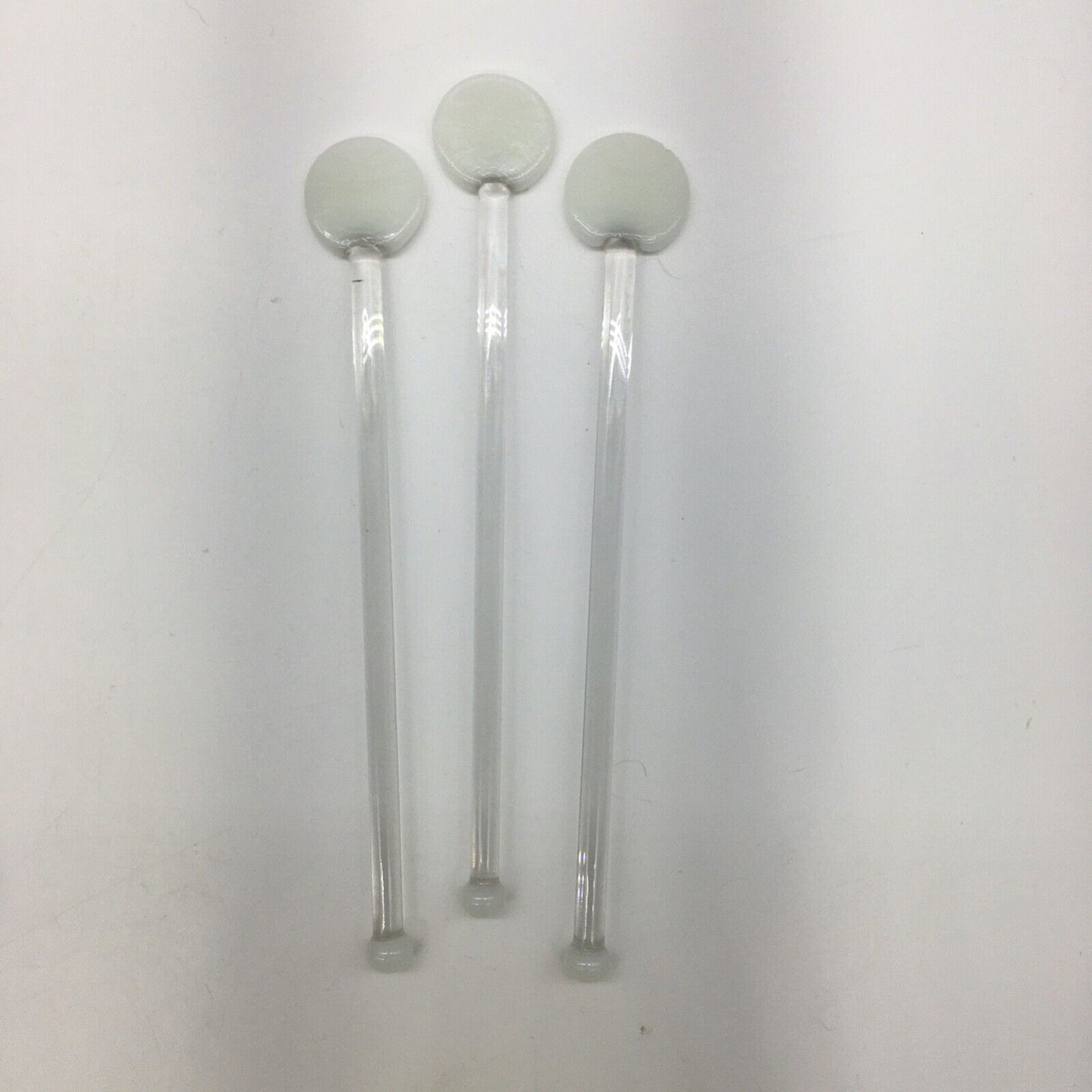 Vintage Barware Art Glass Stir Stick Lot 9 Sailboats Summer Beach Pool Boating