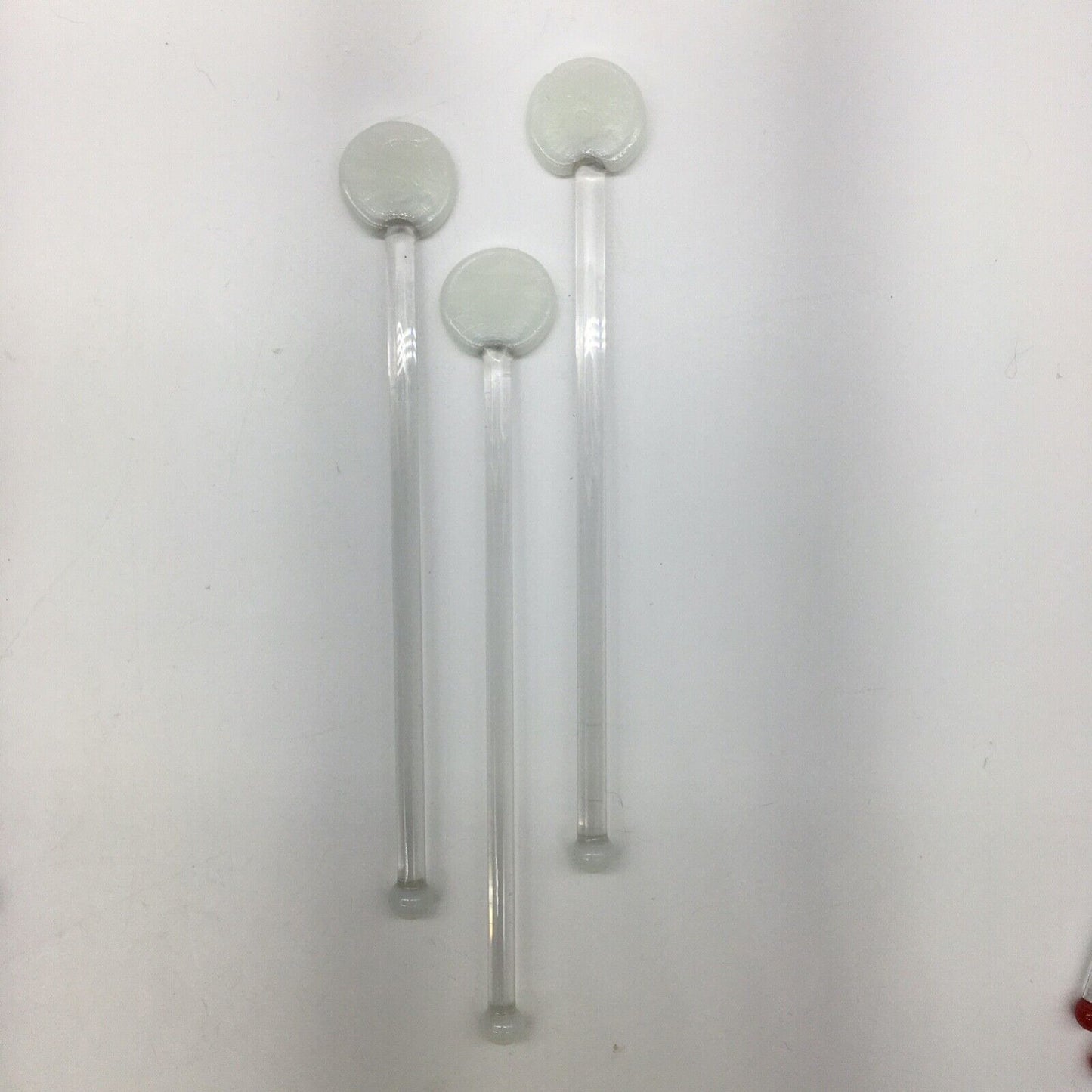 Vintage Barware Art Glass Stir Stick Lot 9 Sailboats Summer Beach Pool Boating