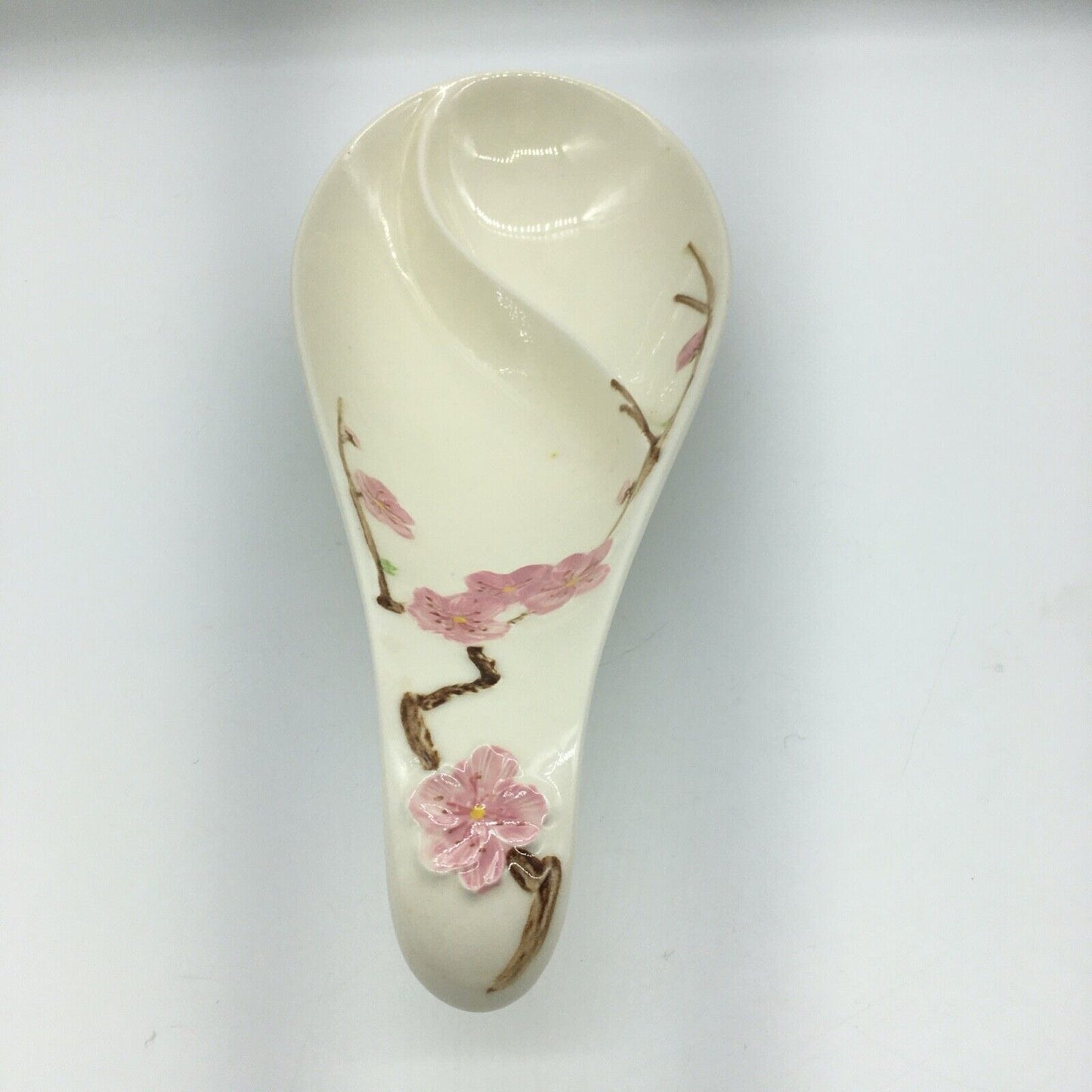 Metlox PoppyTrail Peach blossom Appetizer Set Platter & Dip Dish Vintage USA Cali