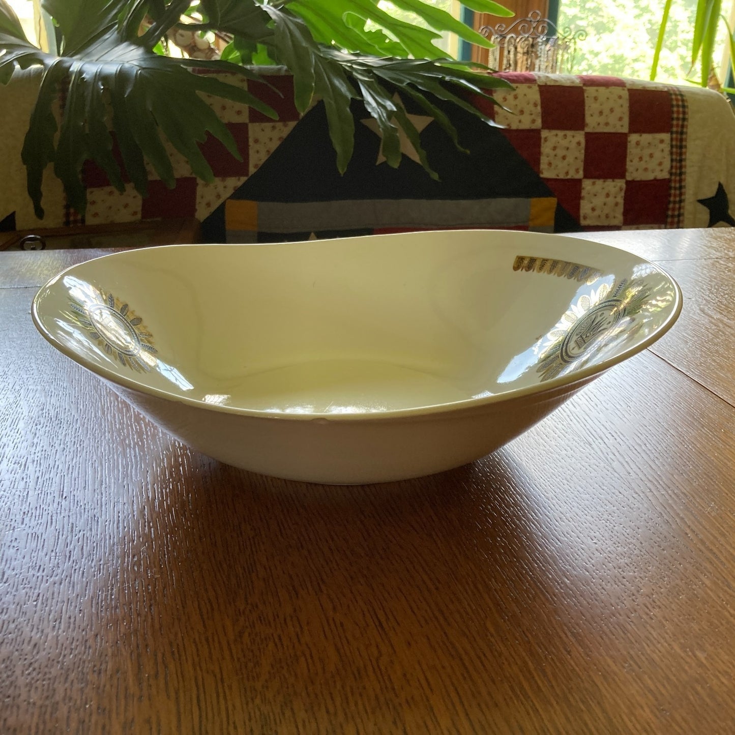 MCM Georges Briard Chip and Dip Bowl Set Vintage 1960s Regalia Design Modernist