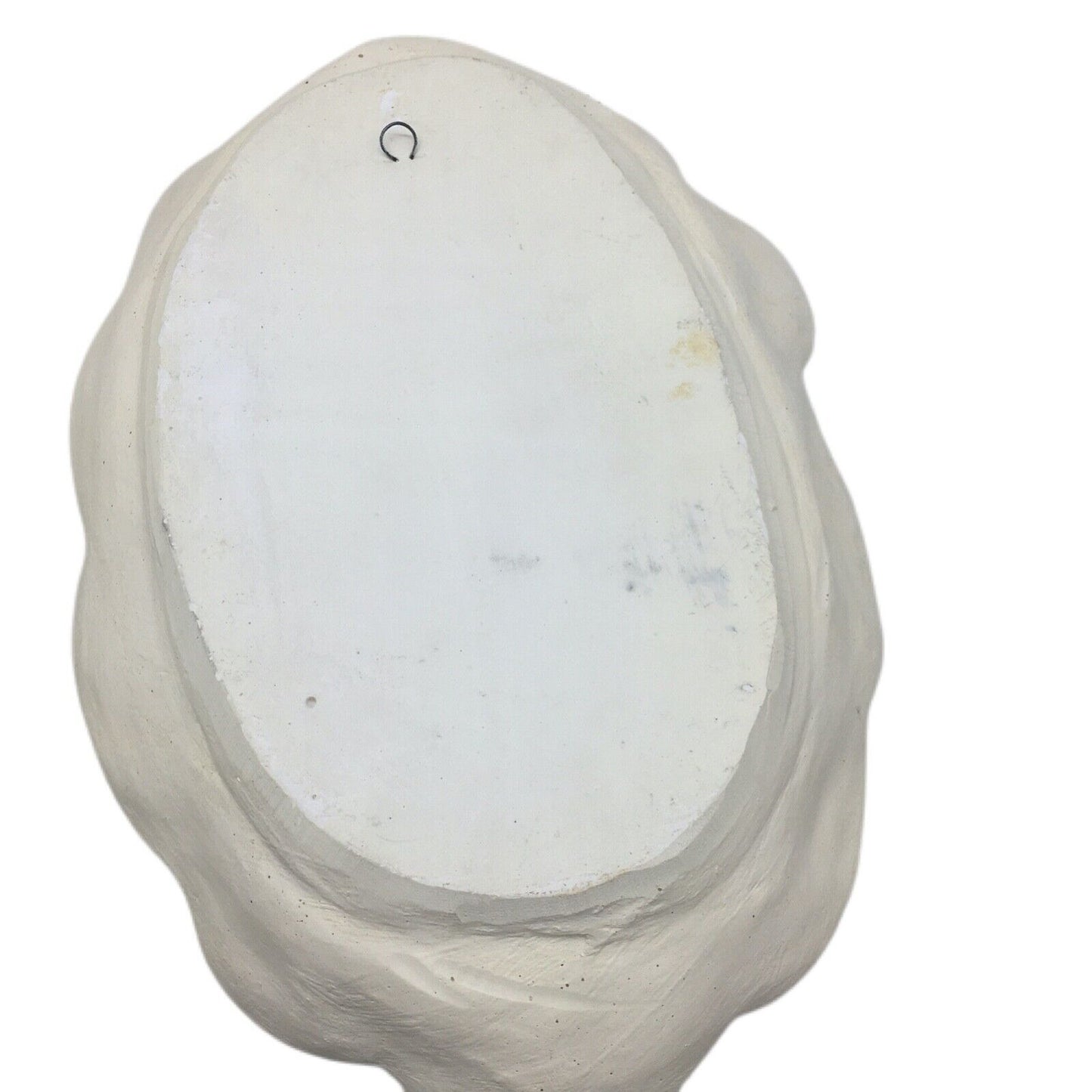 Chalk Ware Exotic Style Plaques Shell Shelves 4 Piece Set Ivory Hand Painted Gold Accent 1956