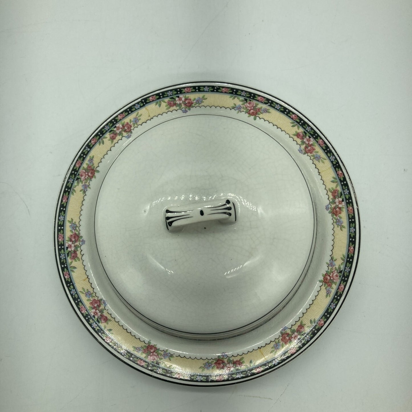 Antique 1925 Homer Laughlin L5N USA Serving Pieces Butter Dome Sugar Dish Gravy