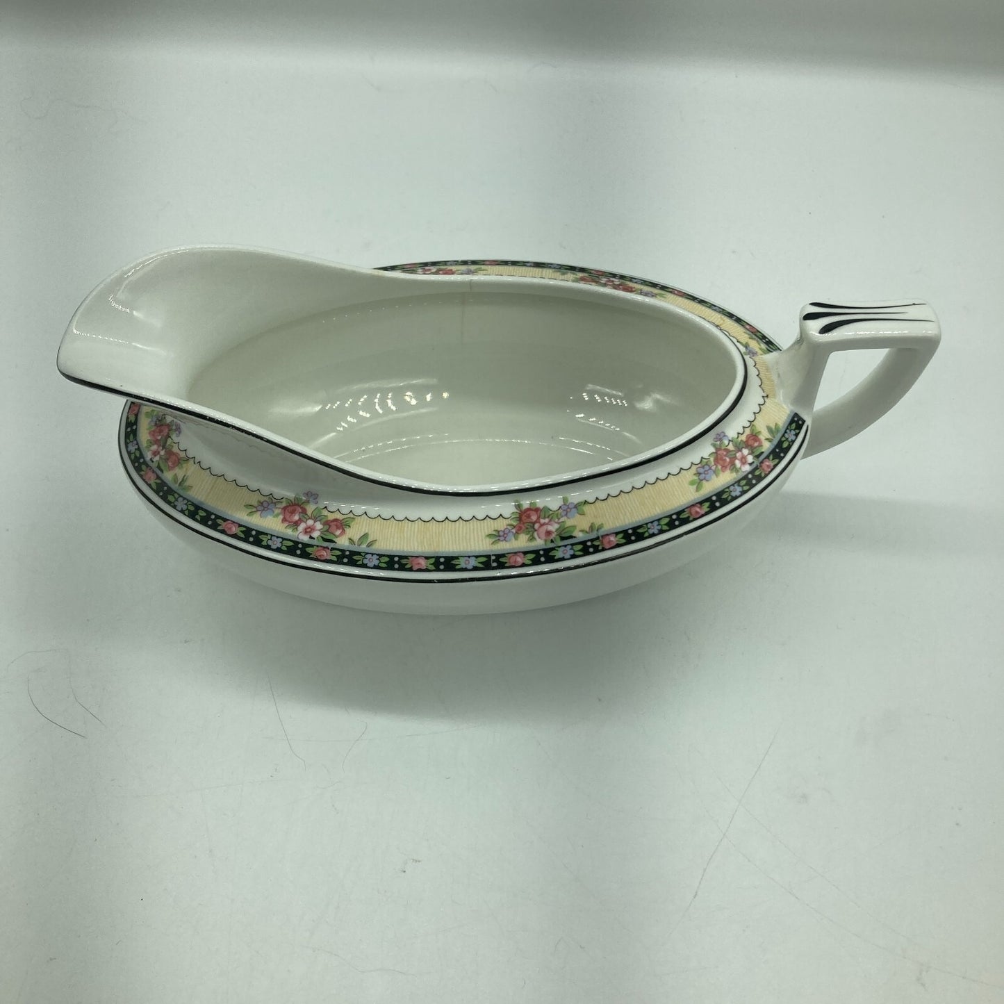 Antique 1925 Homer Laughlin L5N USA Serving Pieces Butter Dome Sugar Dish Gravy