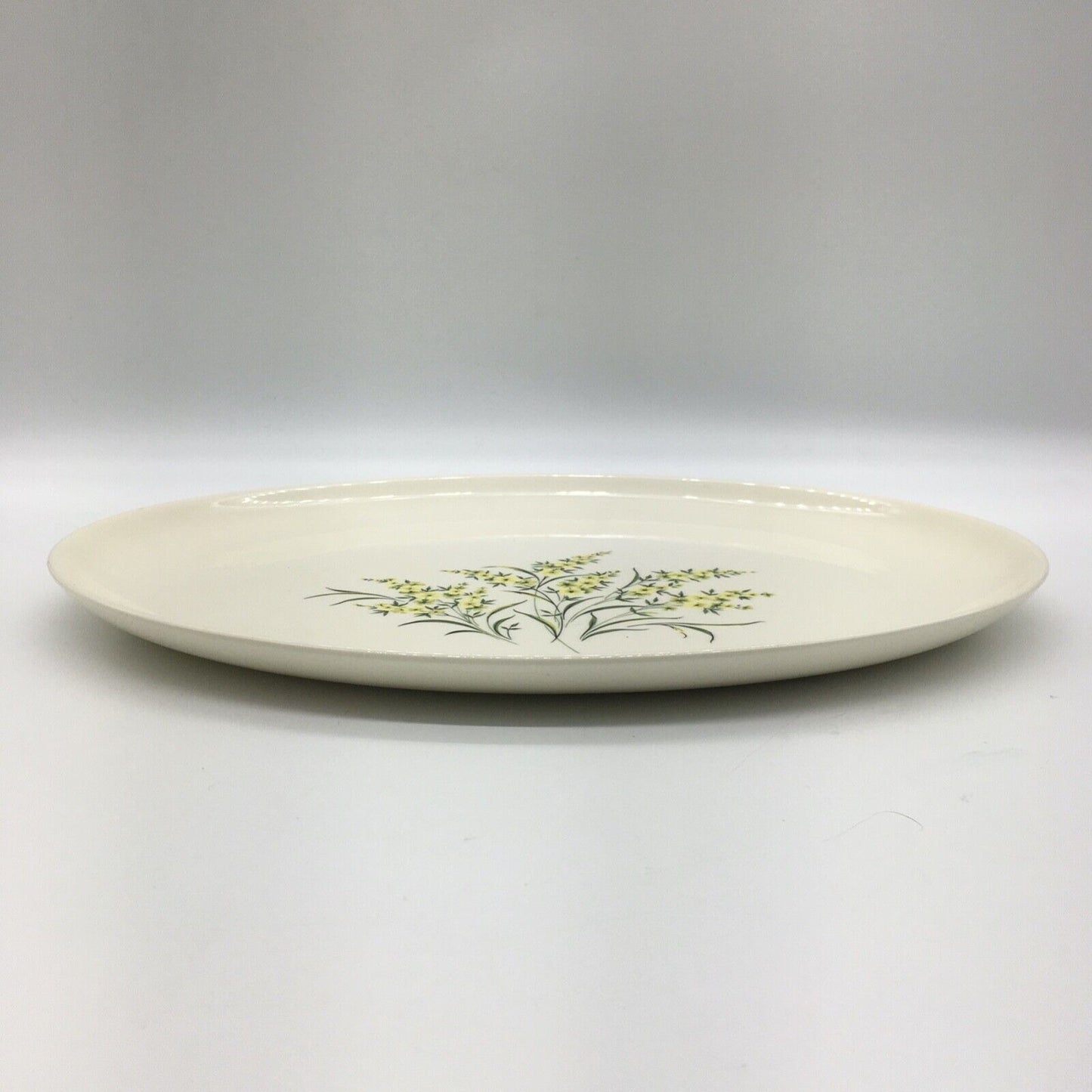 Taylor Smith & Taylor Serving Platter & Bowl Lemon Blossom Sage Green & Yellow