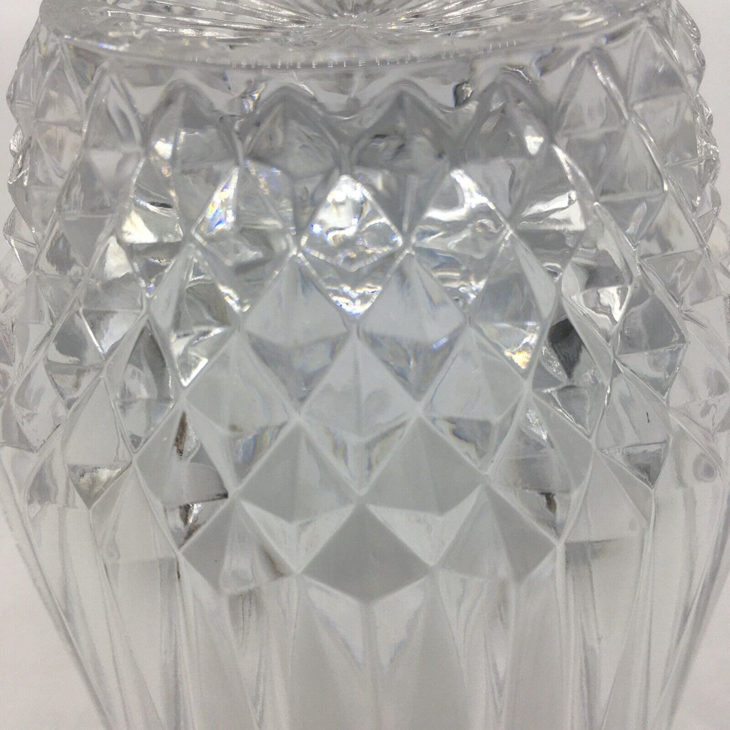 Barware Set of 6 Lowball Whisky Glass Heavy Diamond Point Fancy Cocktail Glasses