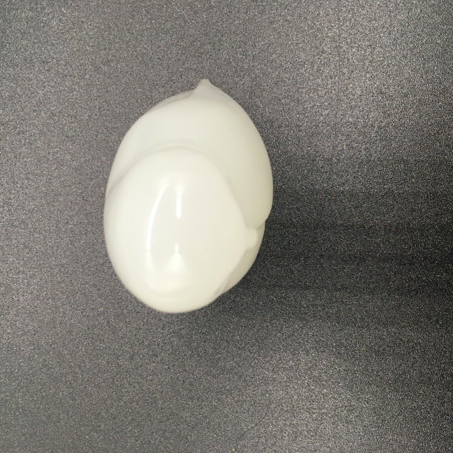 Hadeland Opaline Glass 2.5" Snow Owl Figurine VTG White Norwegian Art Sculpture