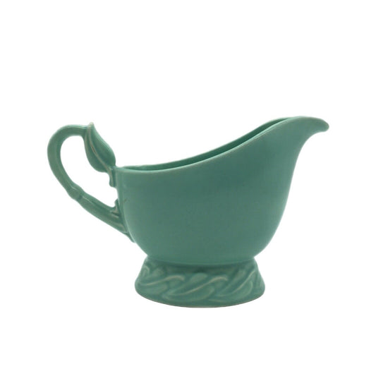 Native California Gravy Boat Vernon Kilns USA Pastel Green Cottage Kitchen