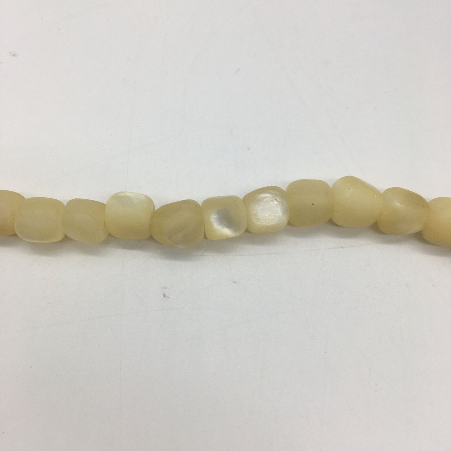 Antique Mother of Pearl Choker Necklace 1920s Various Sizes 44 MOP Bead Handmade