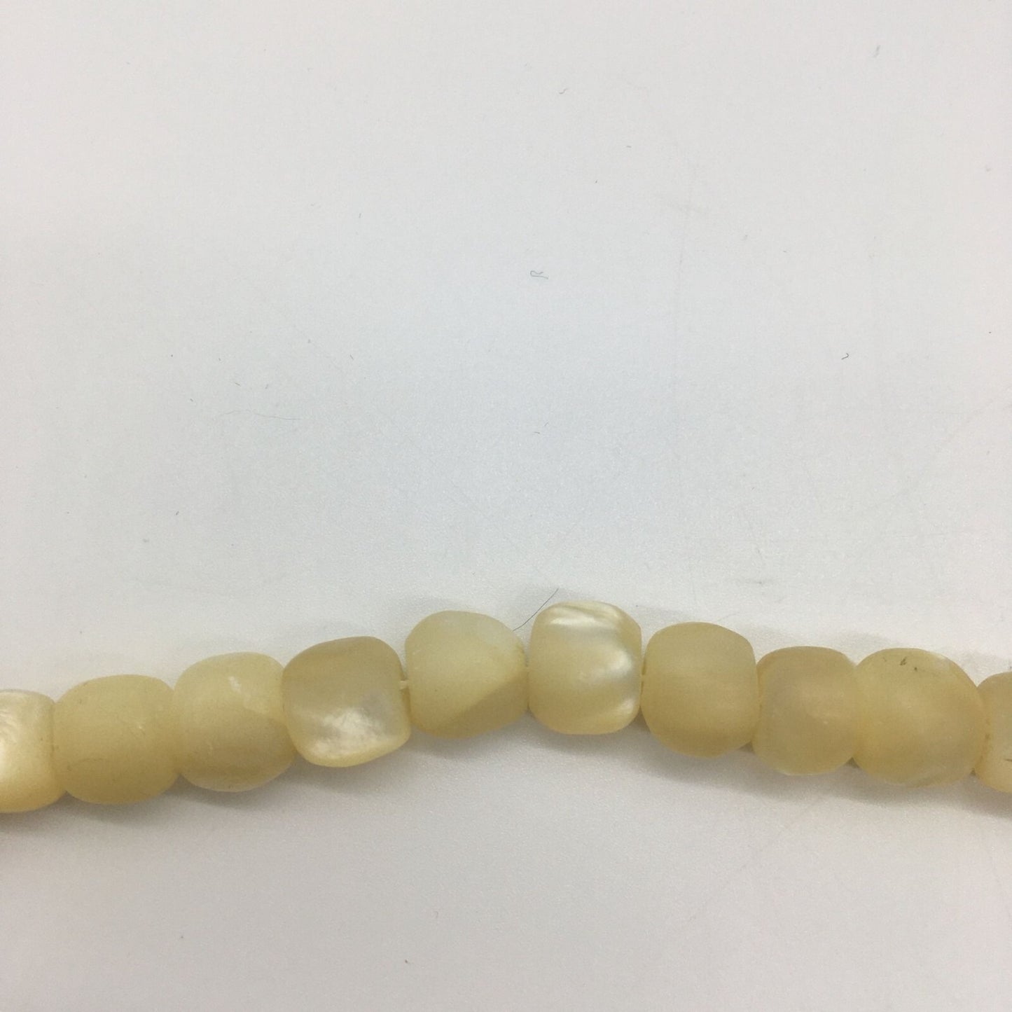 Antique Mother of Pearl Choker Necklace 1920s Various Sizes 44 MOP Bead Handmade