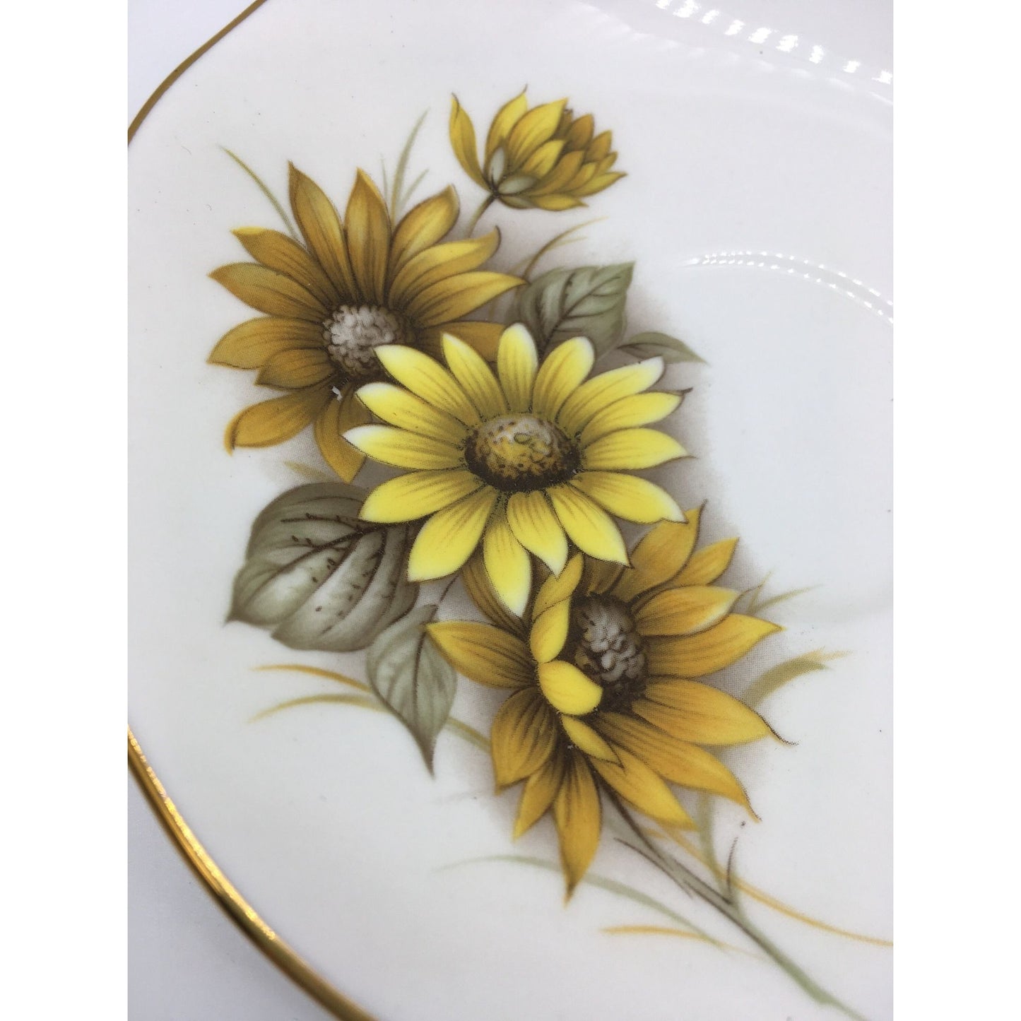 Royal Dover Teacup, Queen Anne Tea Cup, 2 Tea Cups Included, SunflowerTea Cup Saucer Sets, Autumn florals, Vintage Tea Cups, English Teacups