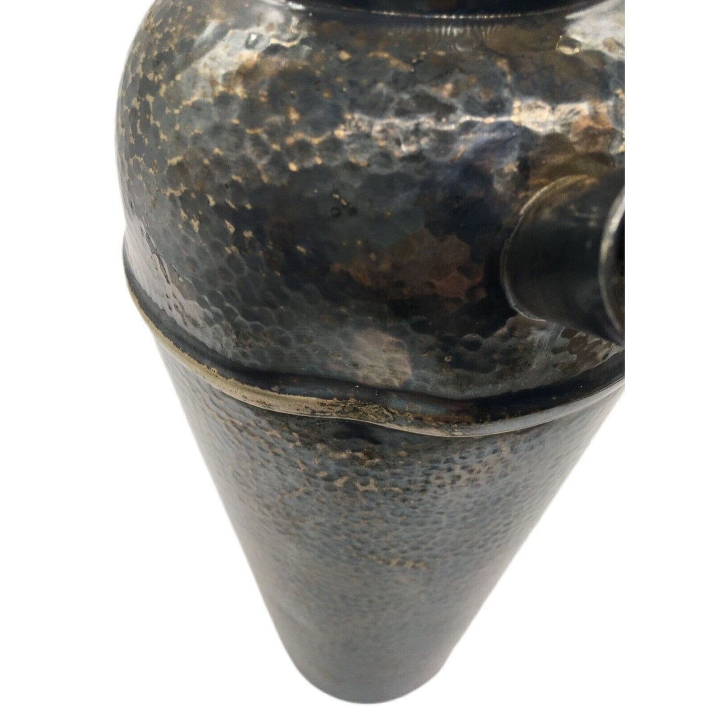 Bernard Rice's Sons Hammered Silverplate Barware Cocktail Shaker PAT 5 13 1924