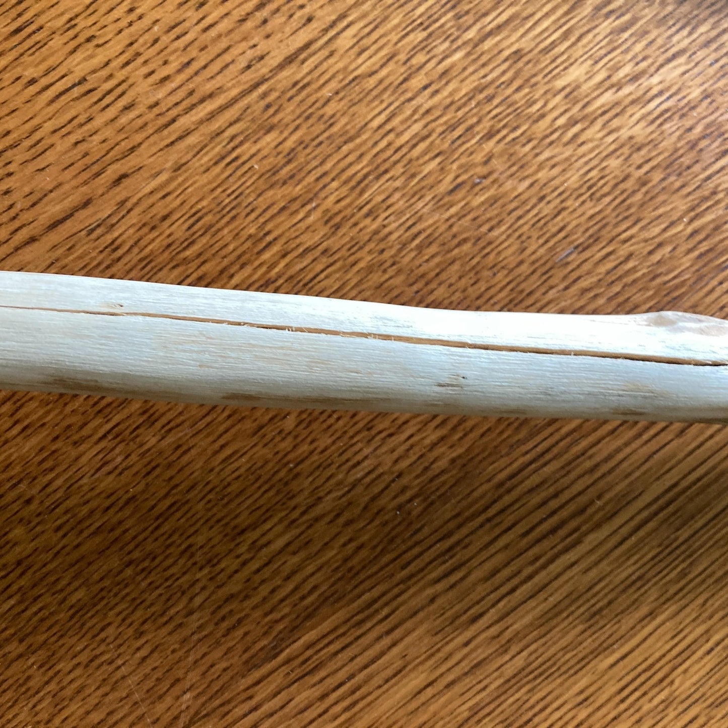 Folk Art Broom Natural Fiber Bristles Wood Handle Handcrafted Halloween Autumn
