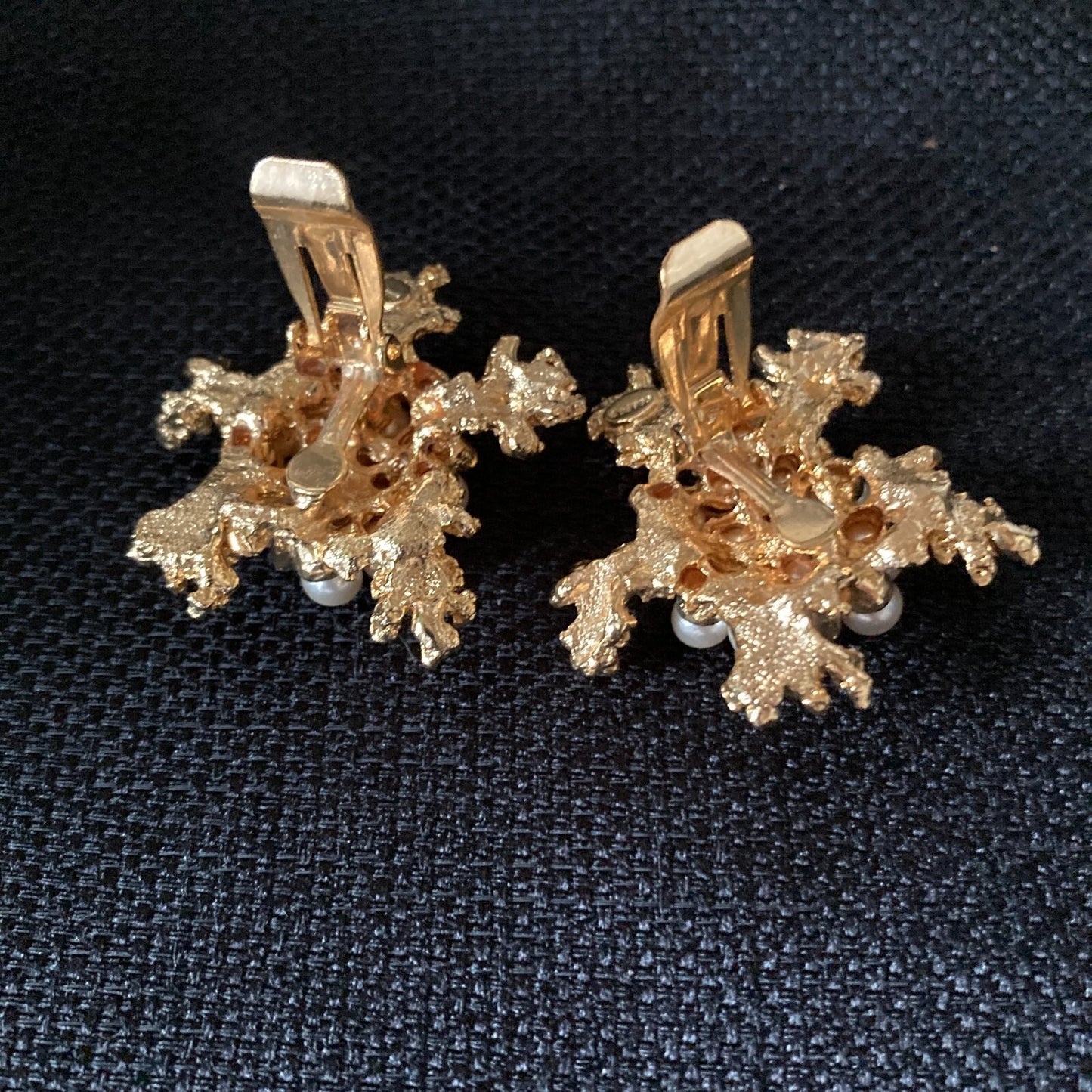 Craft© Designer Brooch 60's Vintage Faux High Fashion Jewelry Demi Parure Set