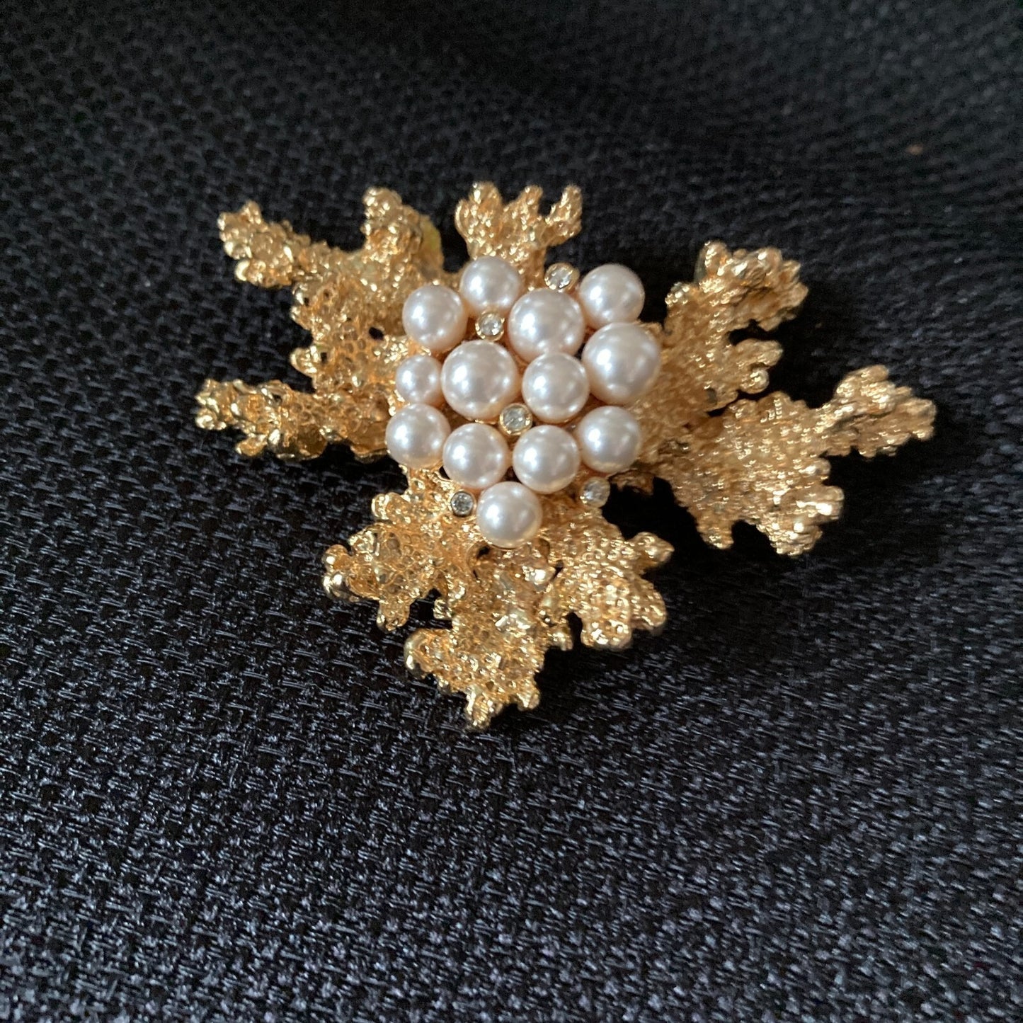 Craft© Designer Brooch 60's Vintage Faux High Fashion Jewelry Demi Parure Set