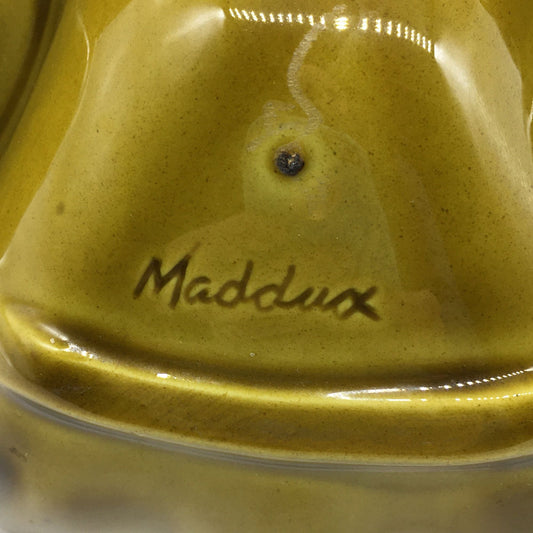 Maddux of California Double Tier Serving Tray, Vintage Maddux of Cali, Ceramic SnackTrays, MCM Avocado Green Trays, Tidbit Relish Trays
