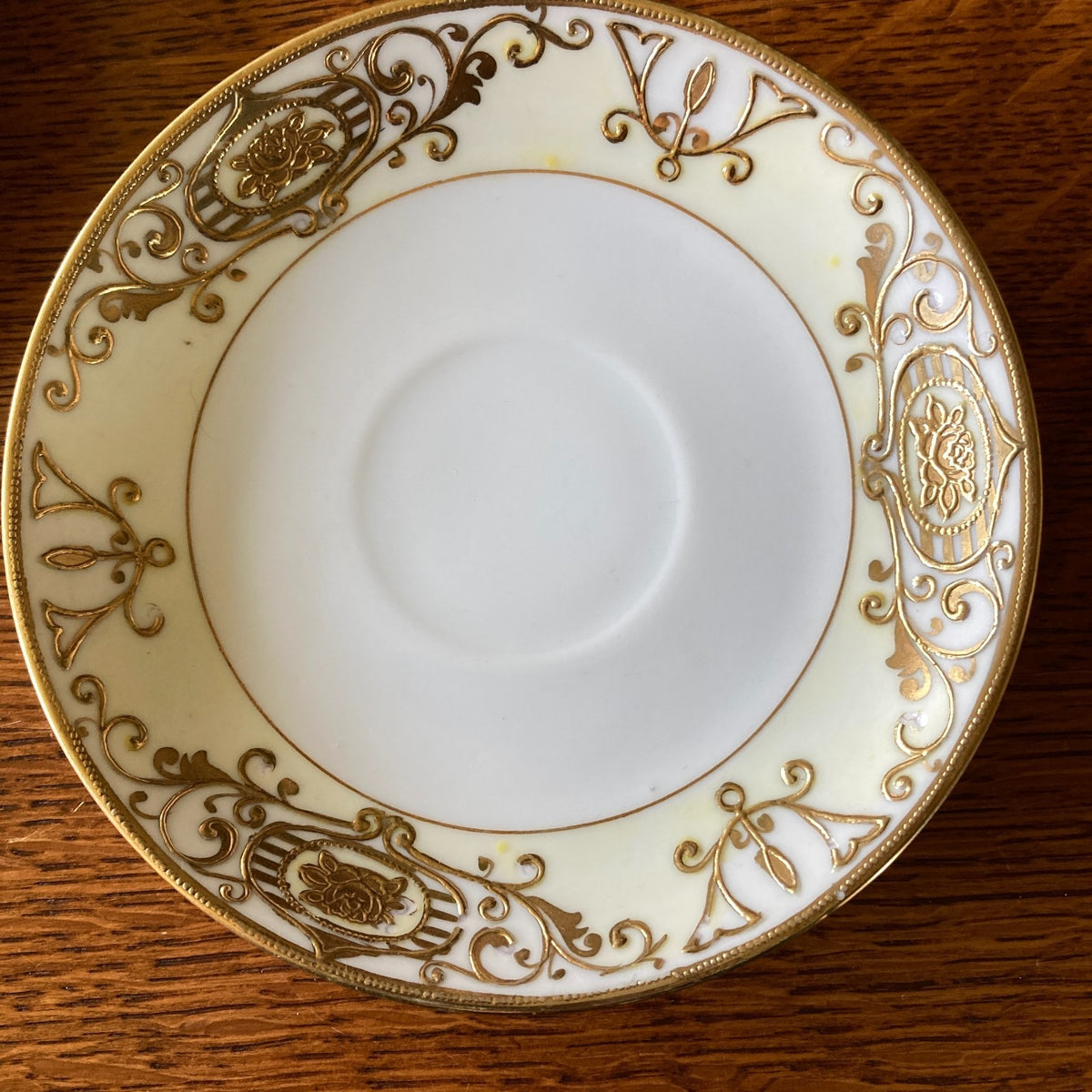 Noritake Morimura Tea Cups Saucers One Bread Plate Art Deco Era Antique No 175