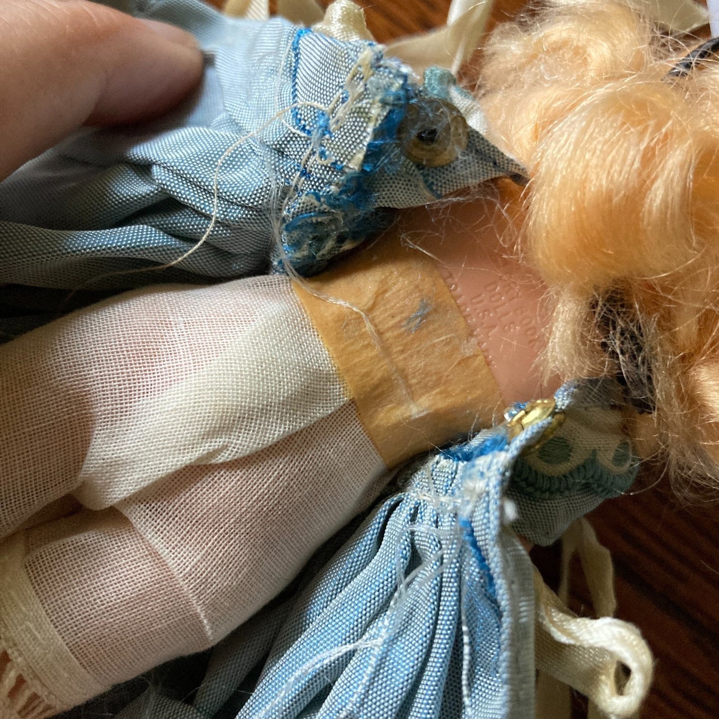 Two Nancy Ann Dolls Alice Through Looking Glass & Tuesday's Child Hard Plastic