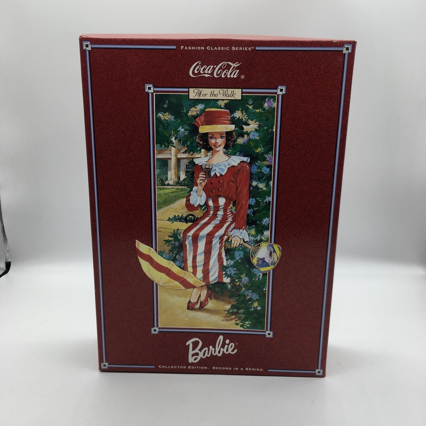 Mattel Coca Cola Barbie Doll 1997 After The Walk Fashion Classic Original Box