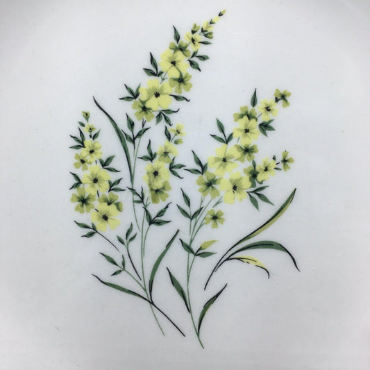 Taylor Smith & Taylor Dessert Plates Set of 8 Lemon Blossom Sage Green & Yellow