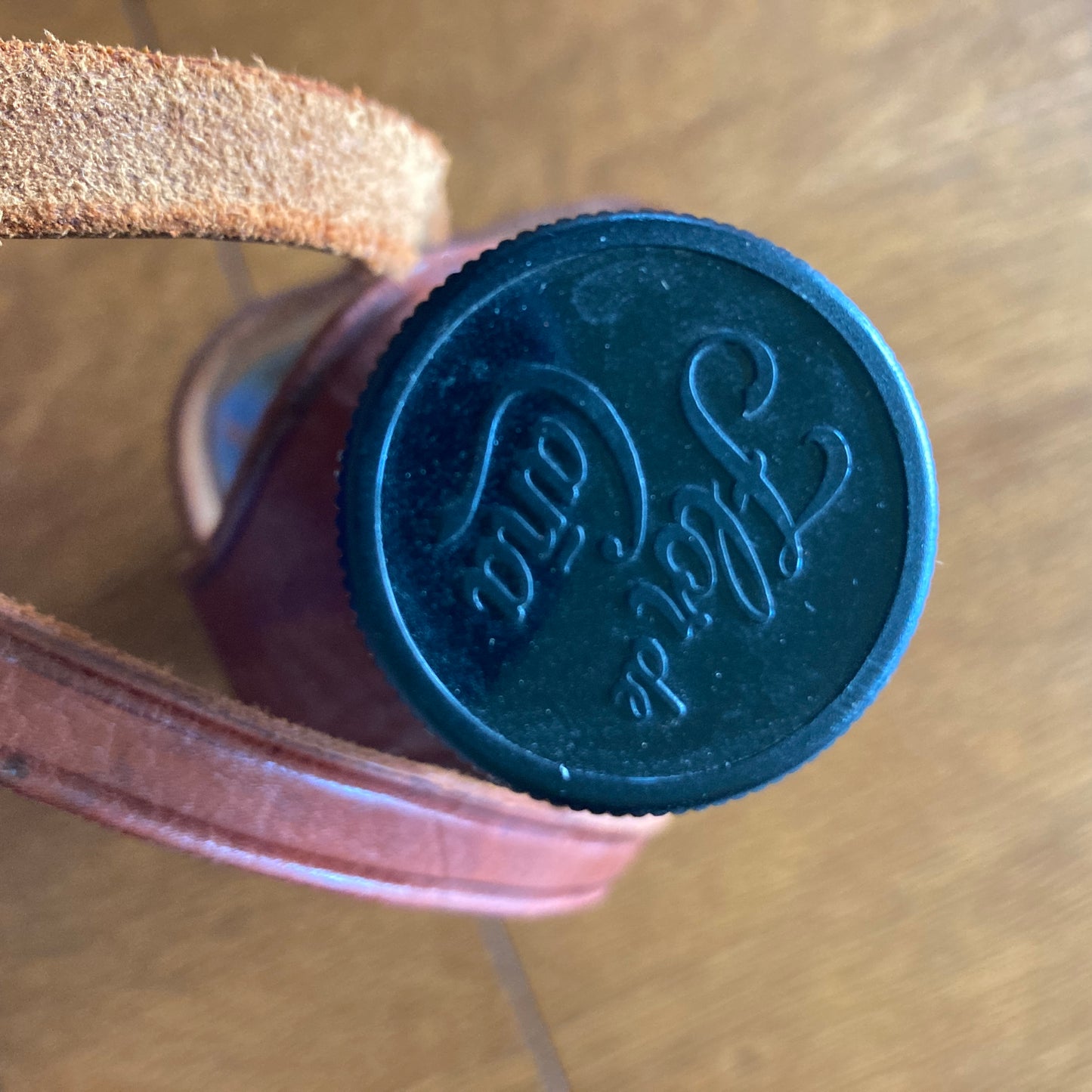 Nicaragua Hand Tooled Leather Bottle Holder/Case With Multi Stamped Designs