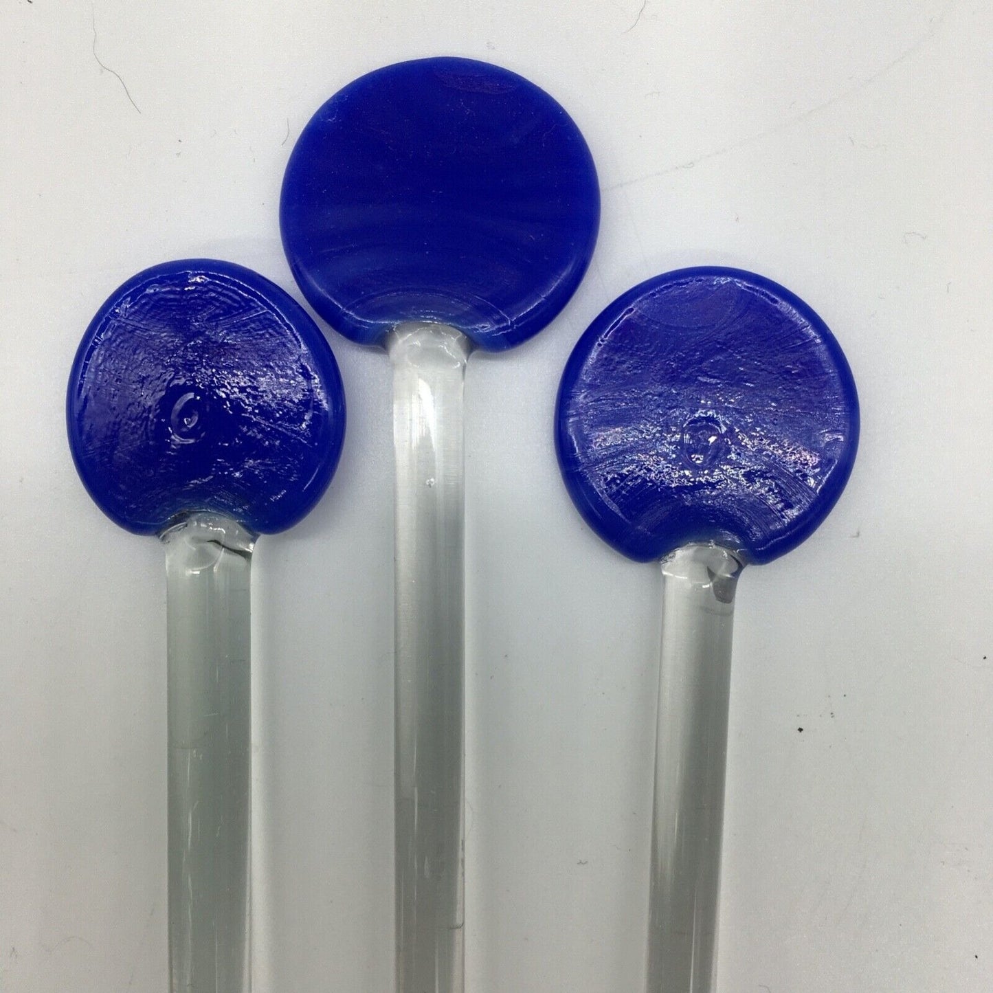 Vintage Barware Art Glass Stir Stick Lot 9 Sailboats Summer Beach Pool Boating