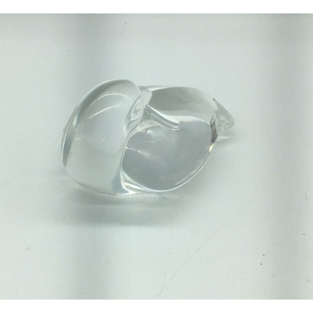 Steuben Crystal Peace Dove Hand Cooler Paperweight 1996 Lloyd Atkins sculpture
