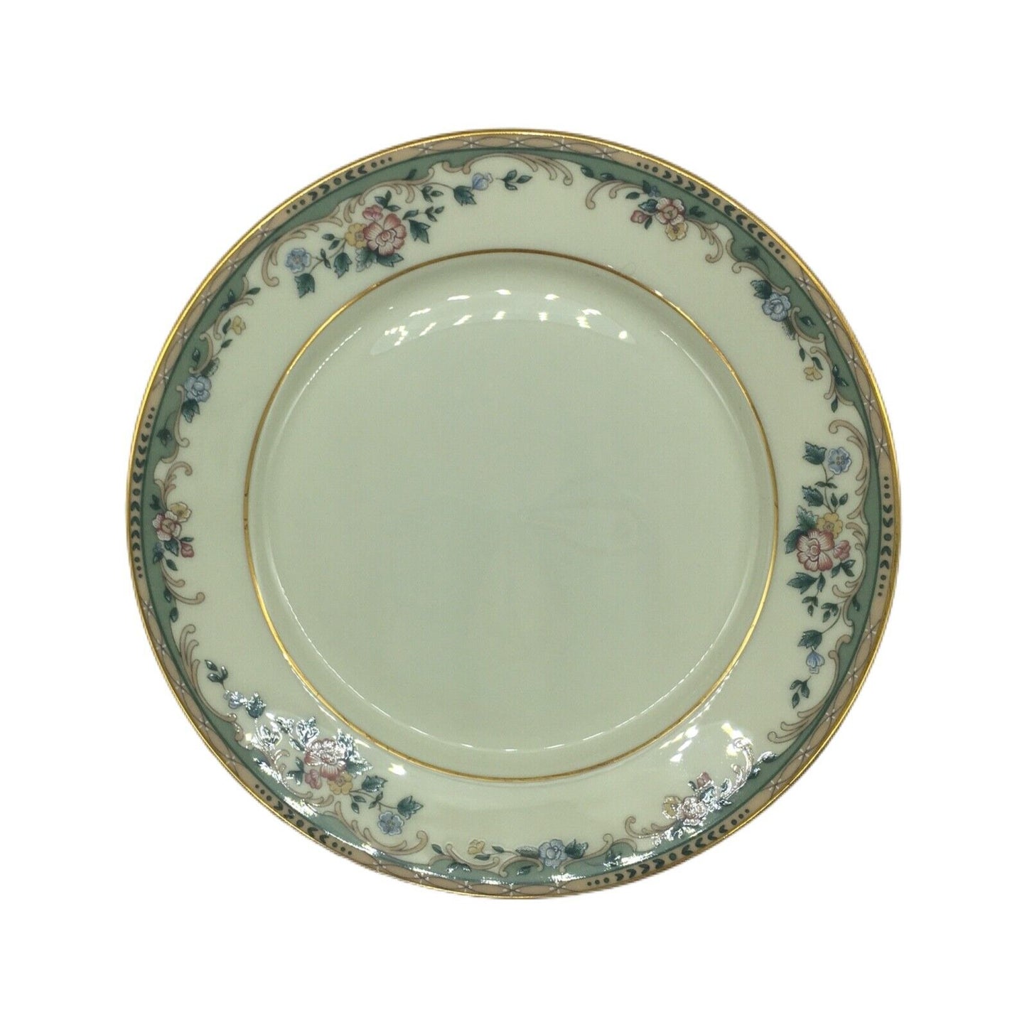 Lenox China Trio Tea Cup Saucer Dessert Spring Vista Pattern Plate Coffee Retire