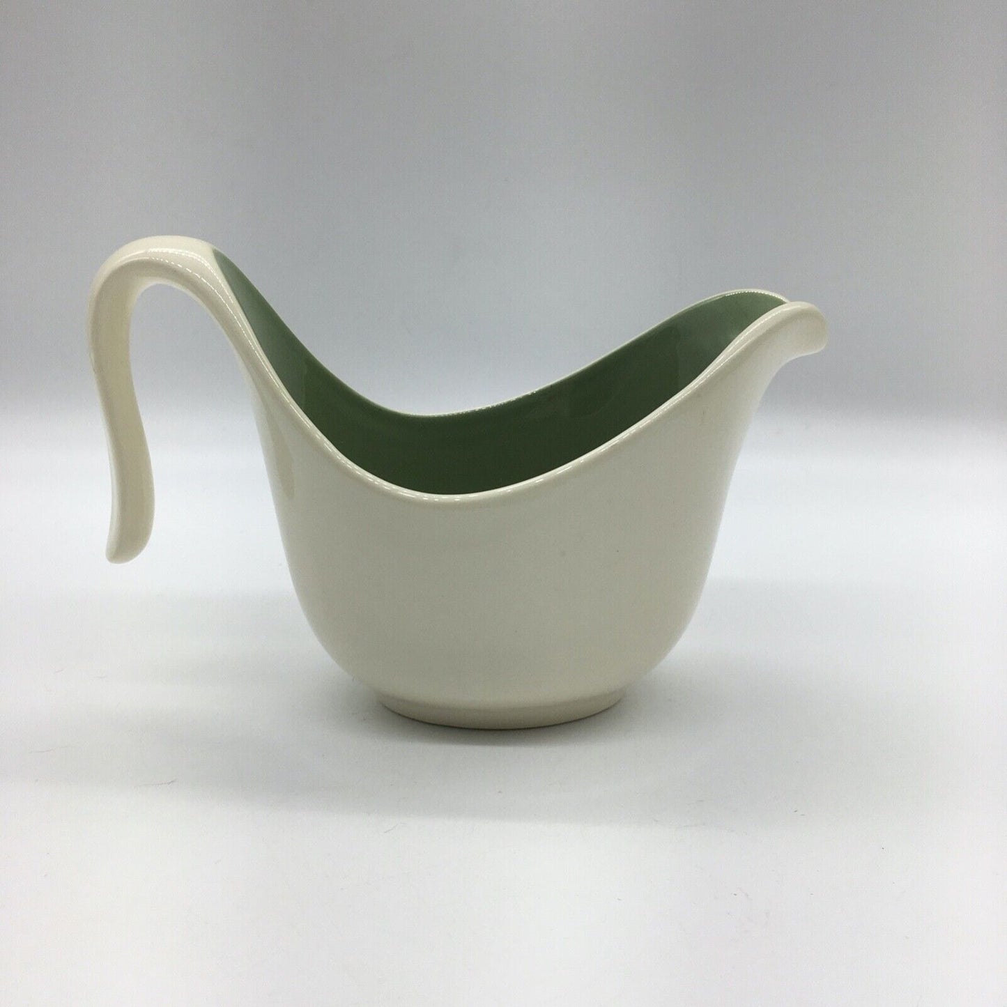 Taylor Smith & Taylor Cream & Lidded Sugar Set Lemon Blossom Sage Green & Yellow