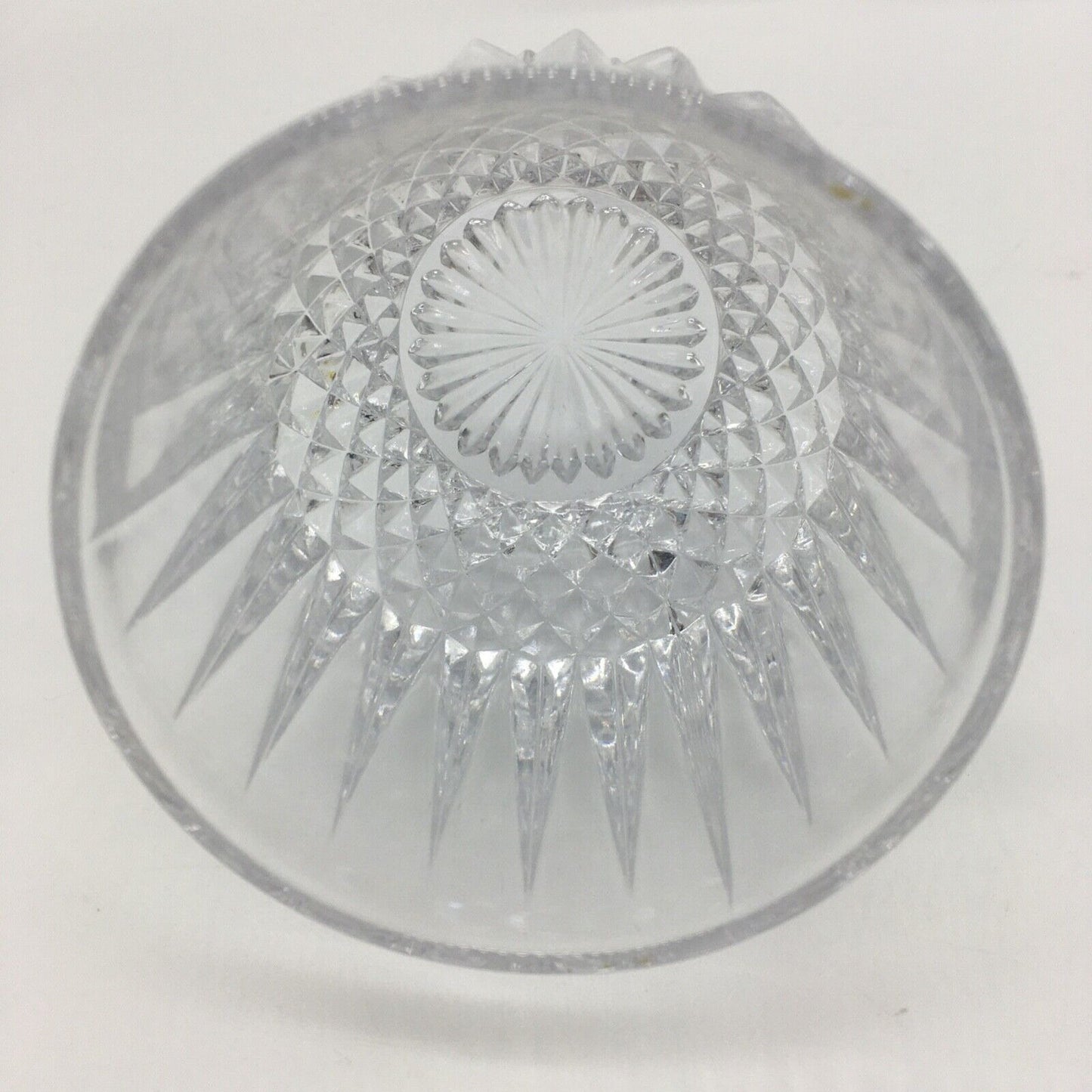 Barware Set of 6 Lowball Whisky Glass Heavy Diamond Point Fancy Cocktail Glasses