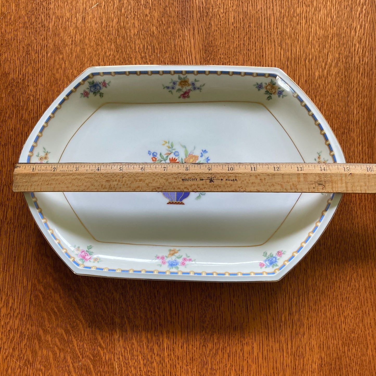 Vintage MZ Altrohlau CMR Lidded Tureen & Matching Tray Floral Design Gold Trim Porcelain Czechoslovakia