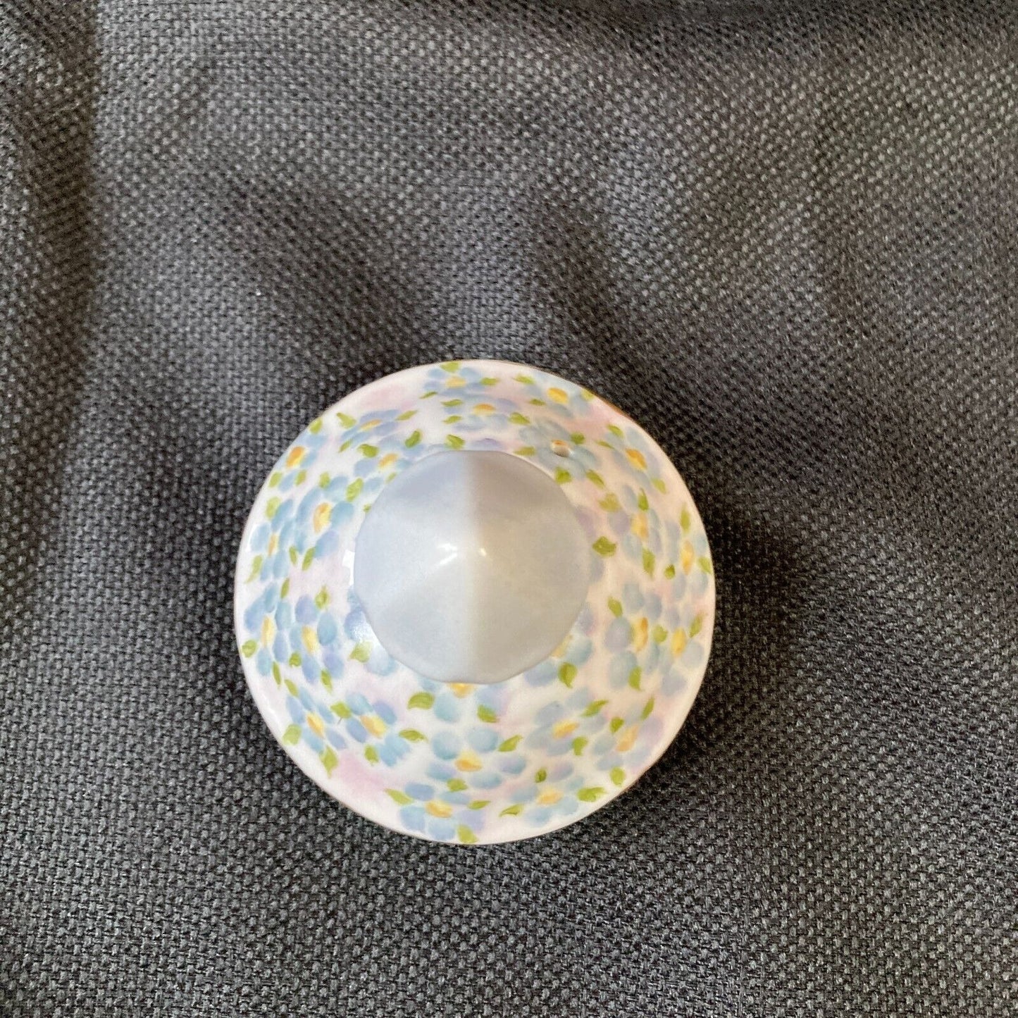 Vintage Porcelain Teapot Chintz Sugar Bowl Hand Painted Dainty Flowers Cottage