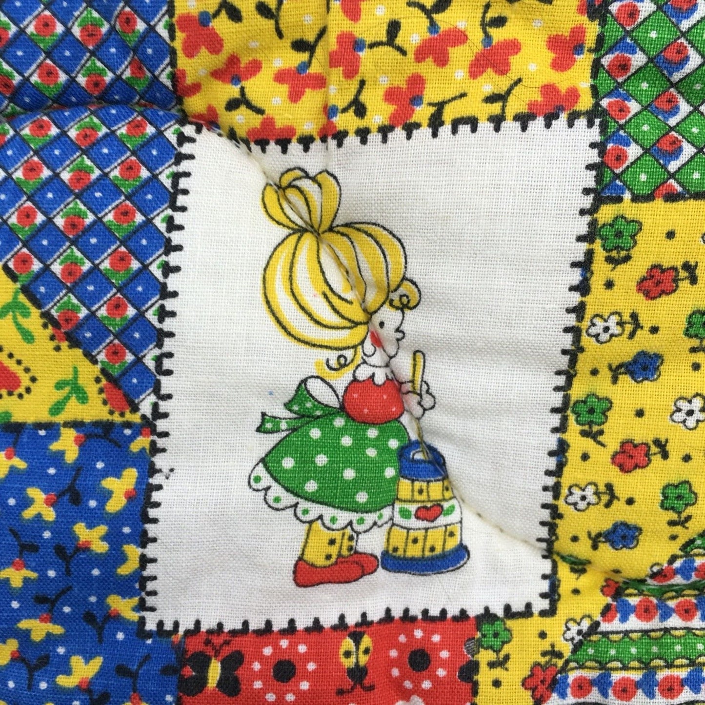 Marshall Field & Company For the Very Young Child's Quilt Betsy Ross Patriotic 43"x35" 1970s