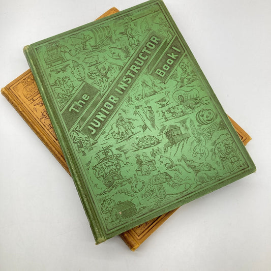 The Junior Instructor Books with Decorative Covers Book 1 Green Book 2 Yellow