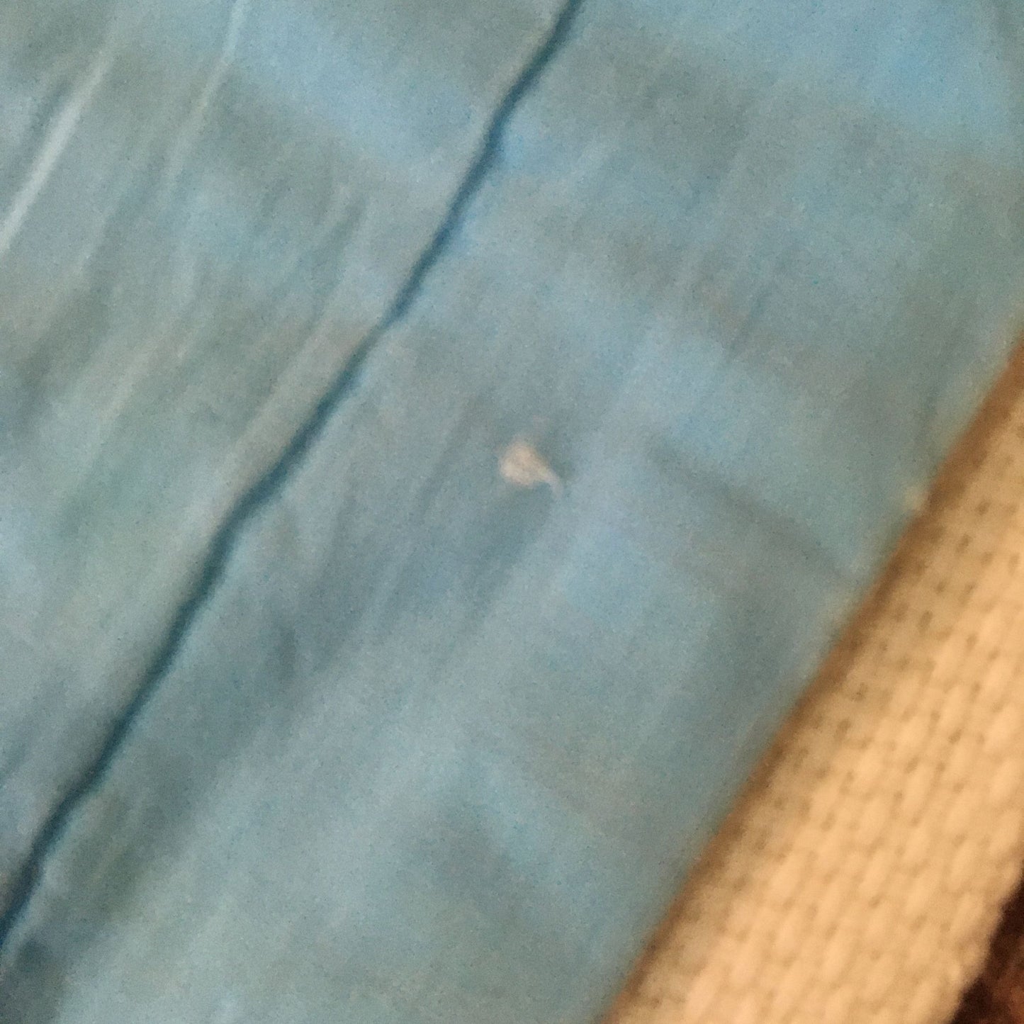 Vintage Hand-Sewn Hearts & Dresden Plate Quilt 59"x80" Blue White Floral Collector Piece