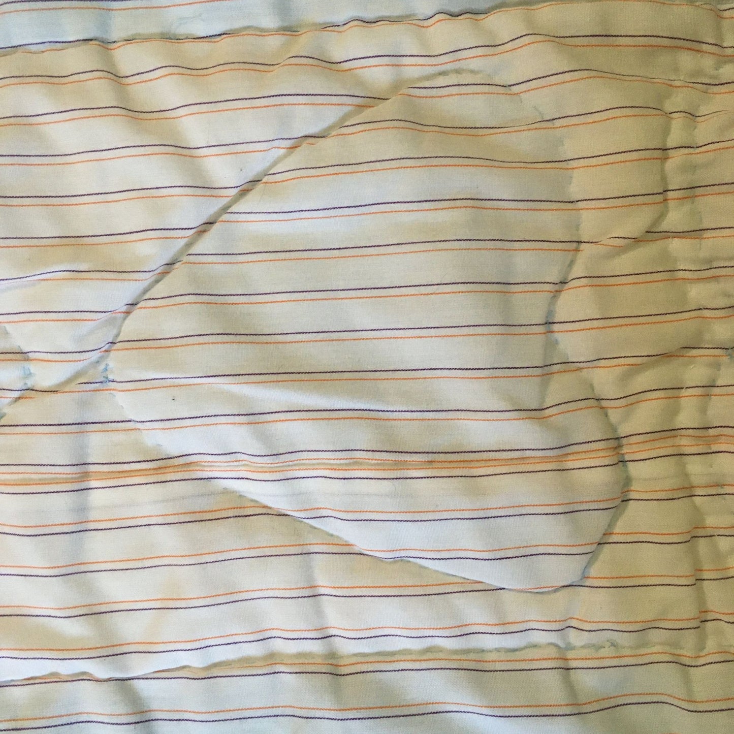 Vintage Hand-Sewn Hearts & Dresden Plate Quilt 59"x80" Blue White Floral Collector Piece