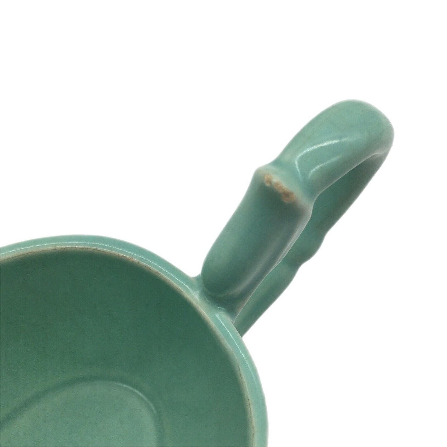 Native California Gravy Boat Vernon Kilns USA Pastel Green Cottage Kitchen