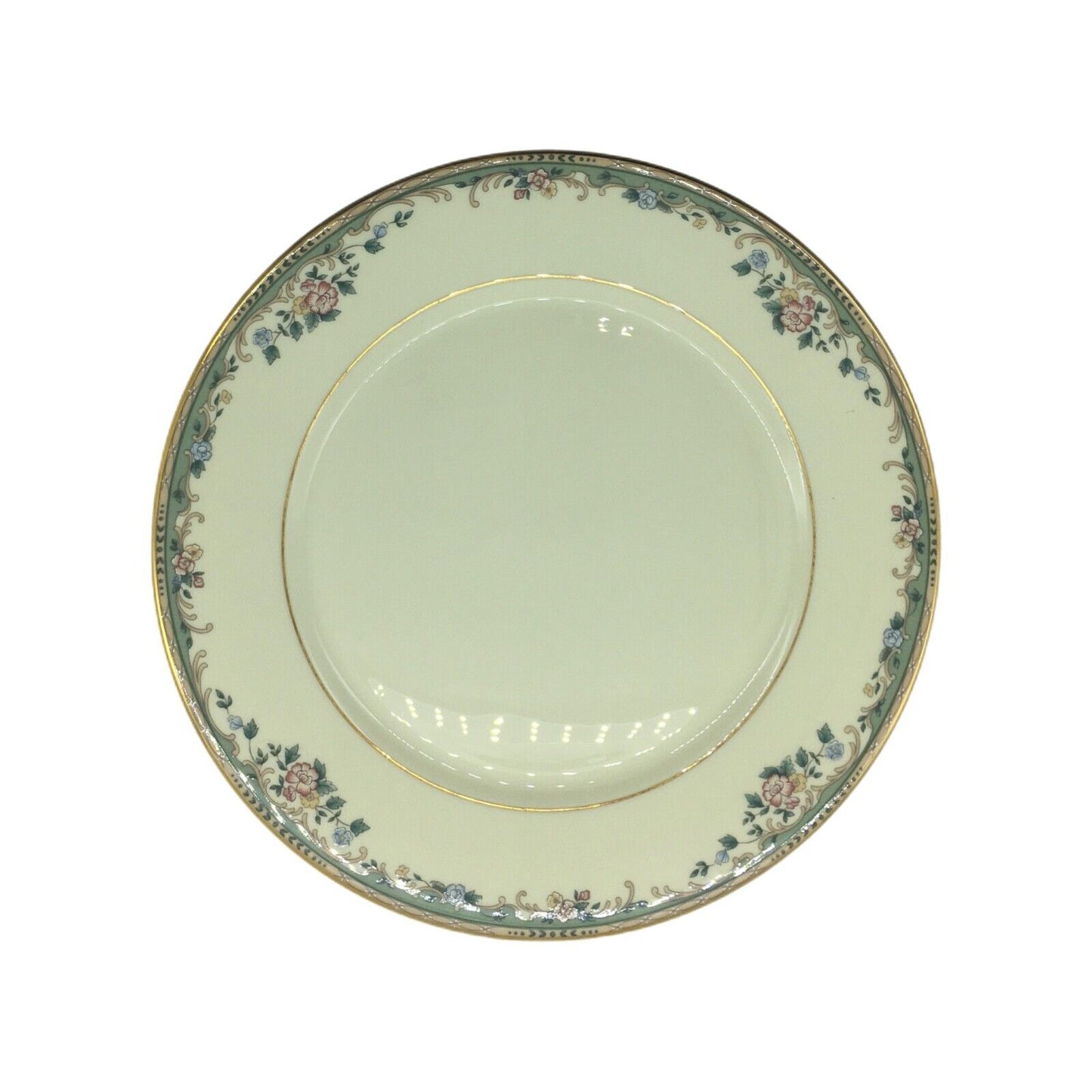 Lenox Spring Vista 11" Dinner Plates Set of 4 Hand Decorated 24K Gold Retired